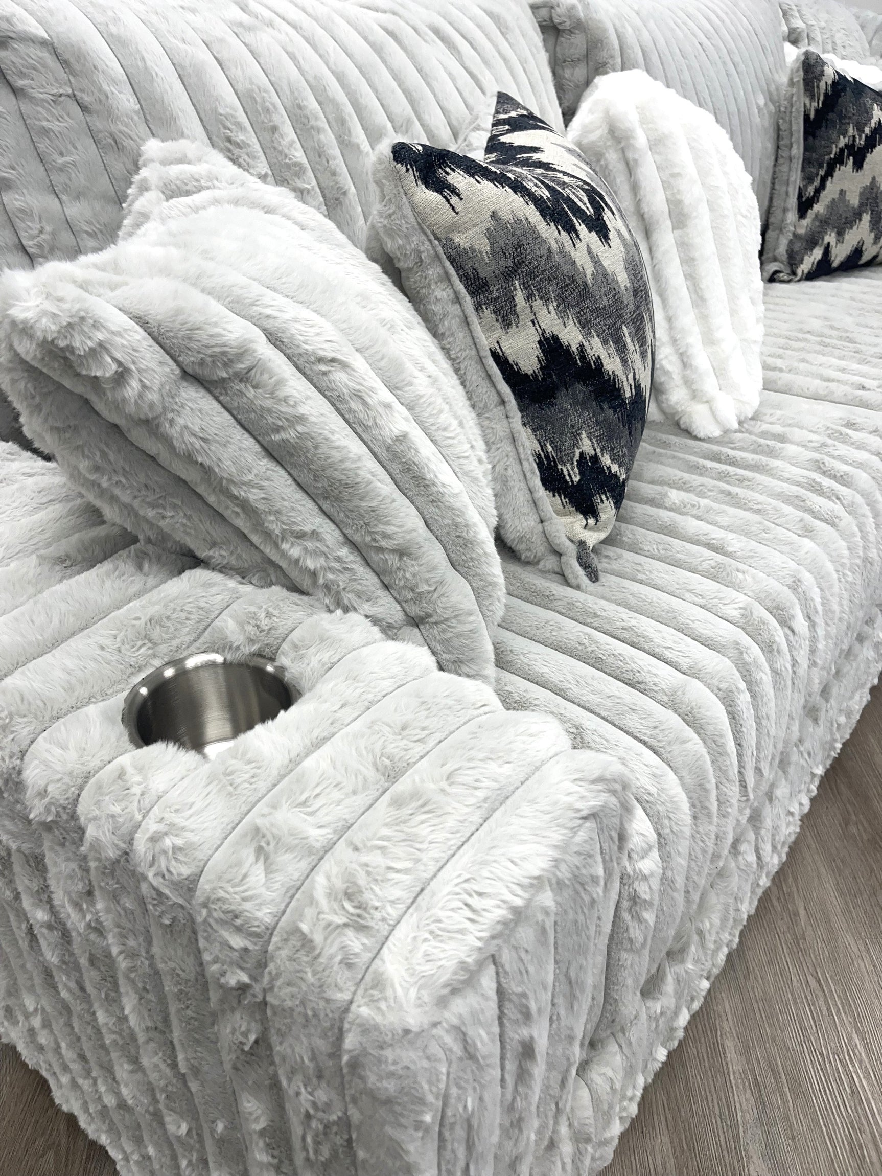 Nina Gray Oversized Sectional