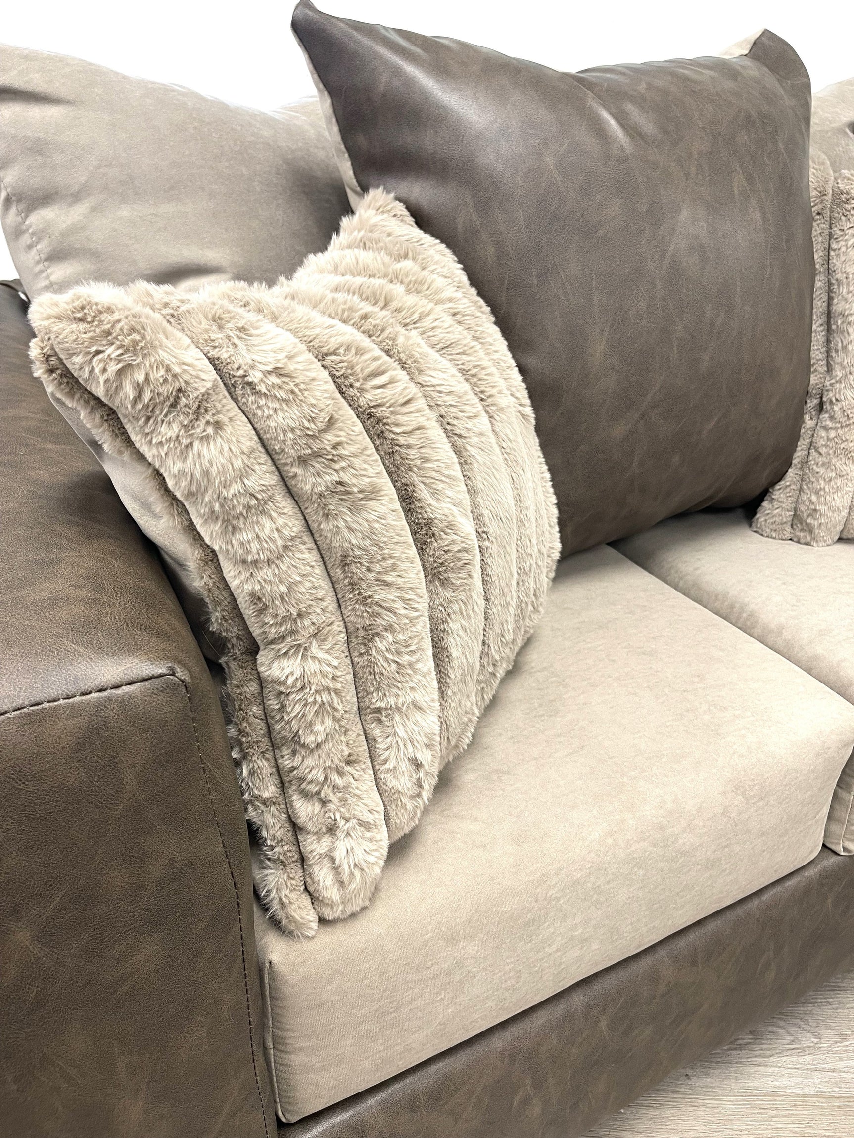 Monroe Latte 2-Piece Living Room Set
