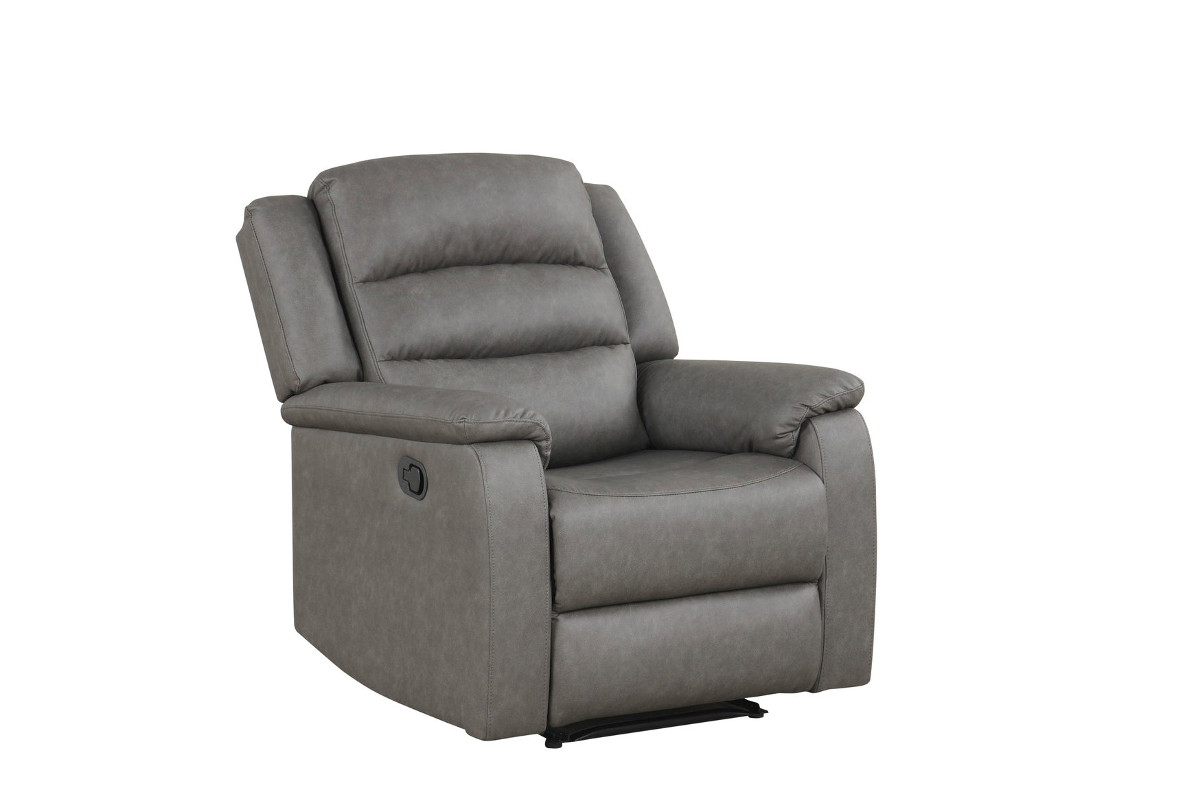 Hope Gray Polyester 3-Piece Reclining Set