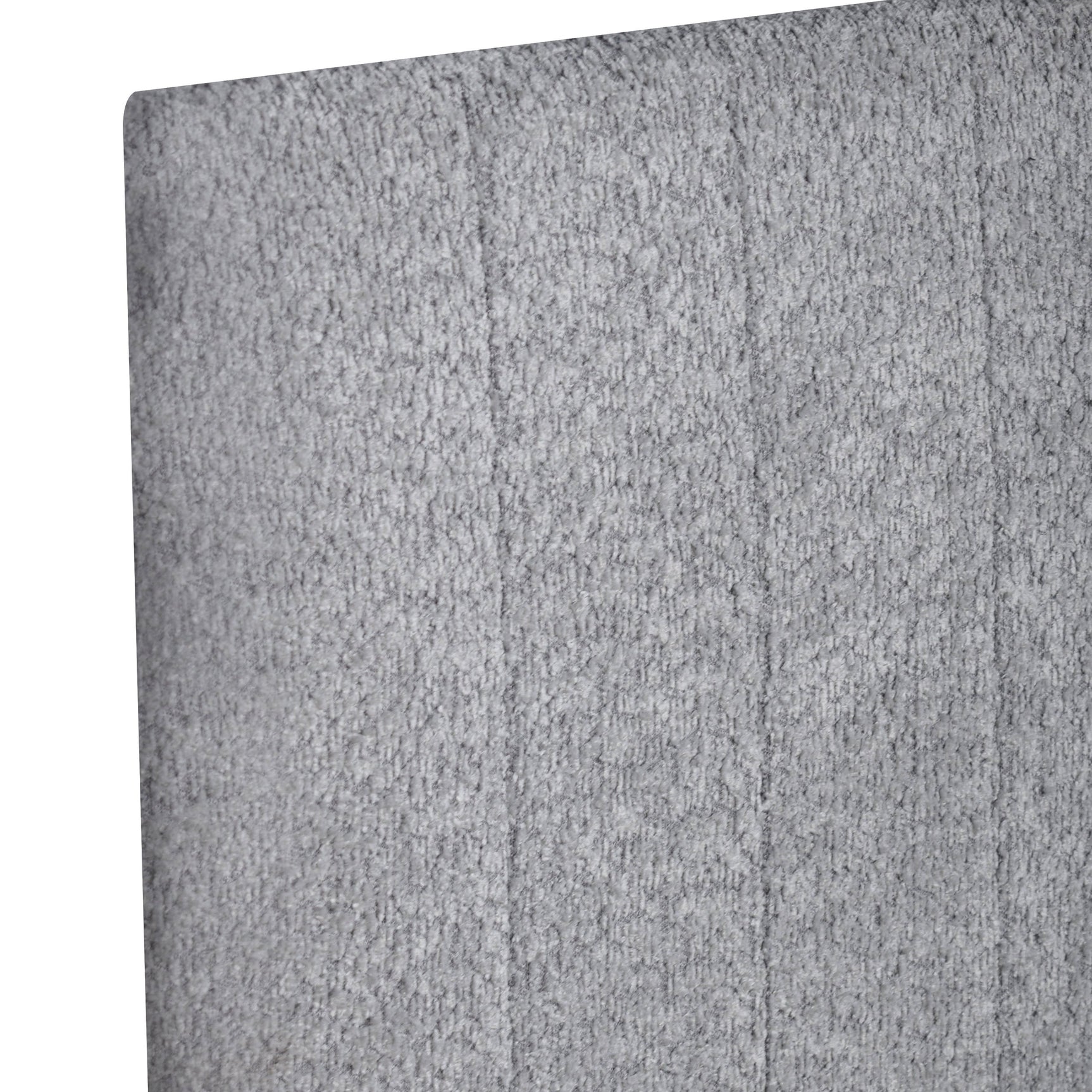 Heiden Light Gray Upholstered Platform Twin Bed