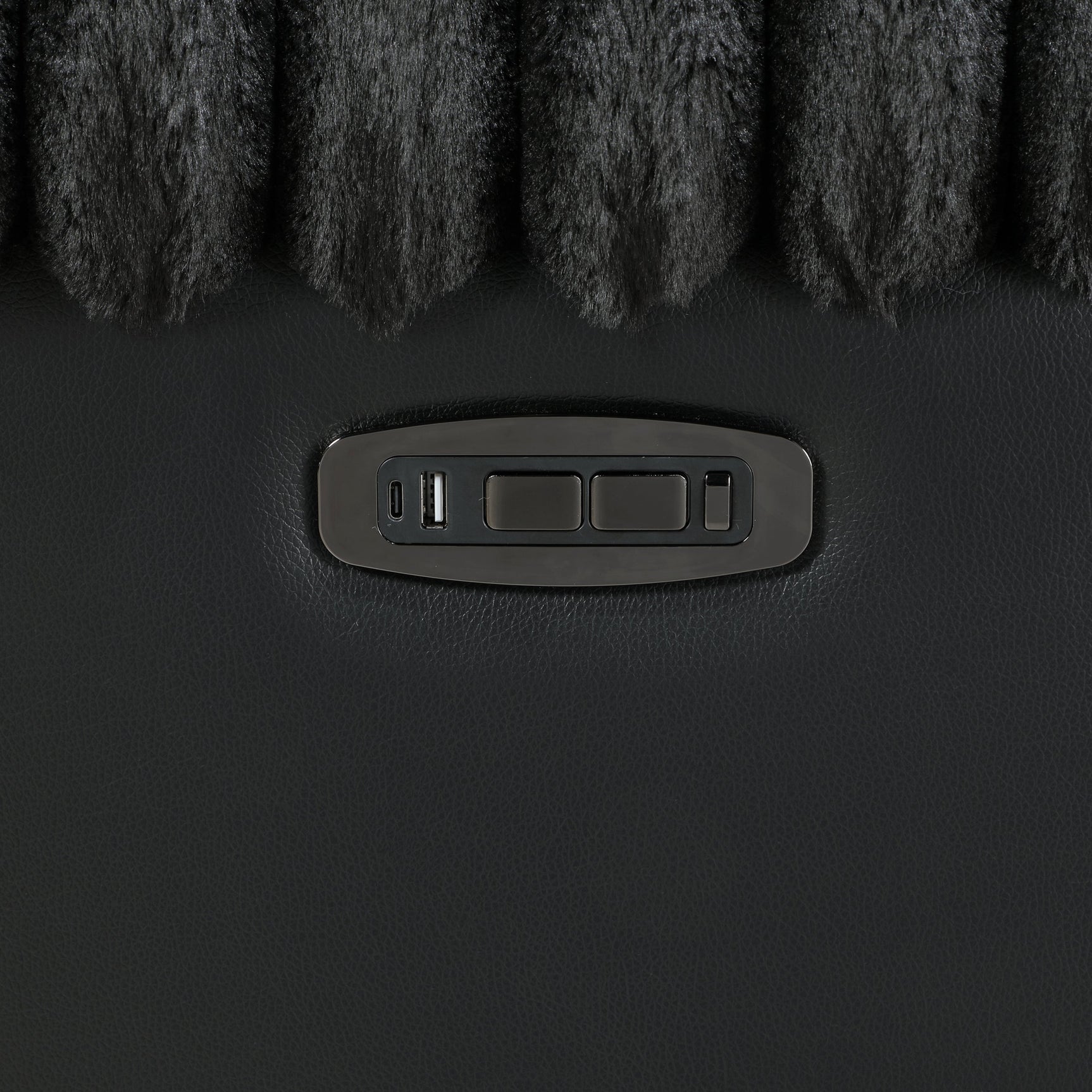 Flash Black Power Reclining Sectional