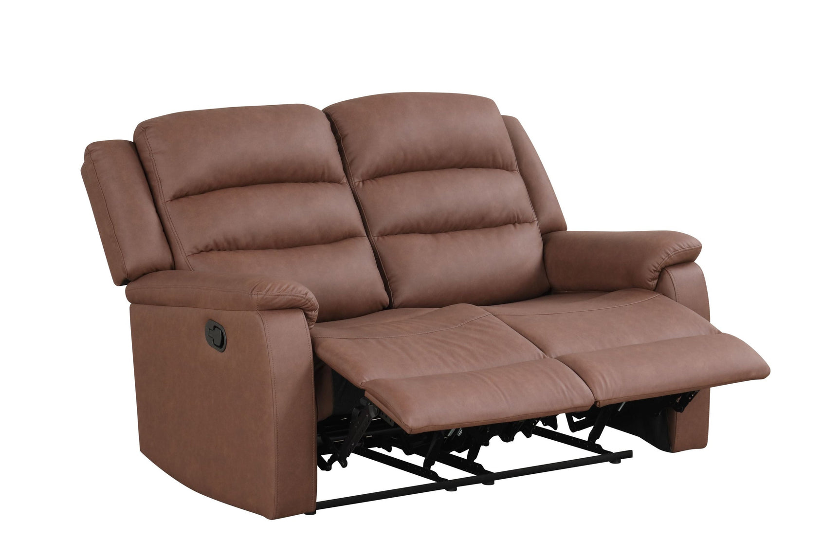 Hope Brown Polyester 3-Piece Reclining Set