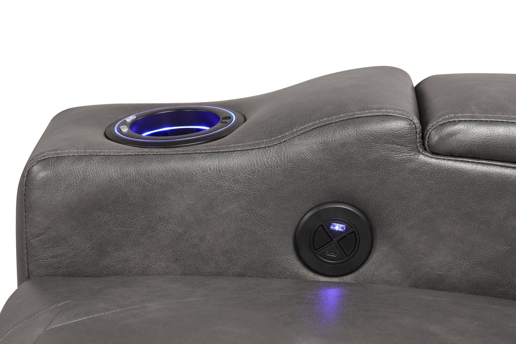 Topgun Dark Gray Power Recliner