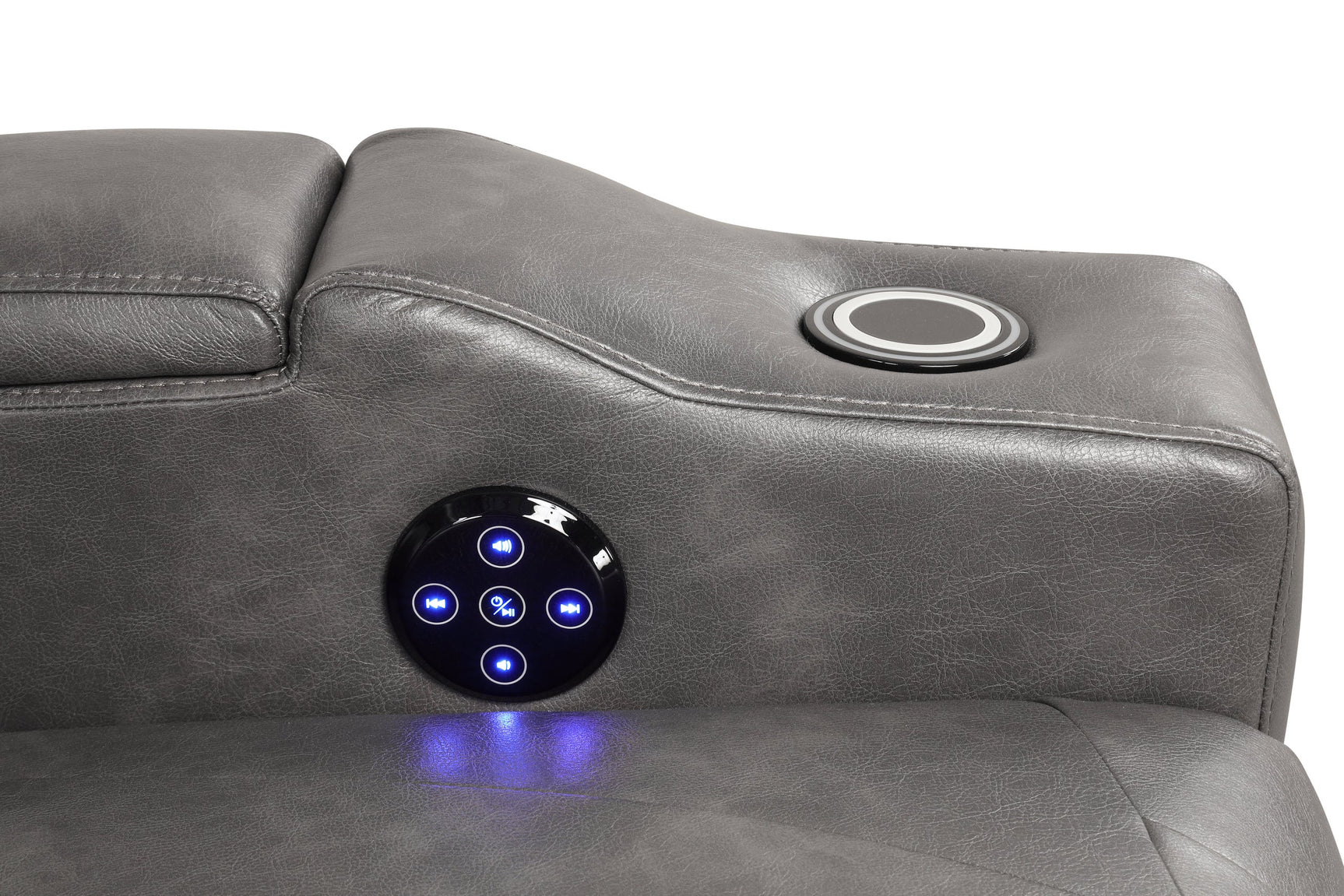 Topgun Dark Gray Power Recliner