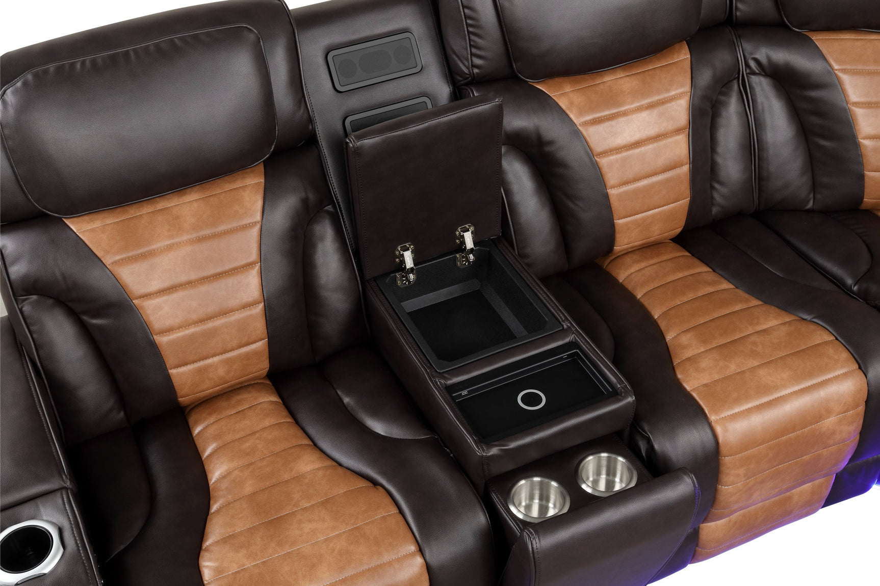 Ibiza Brown Power Reclining Sectional