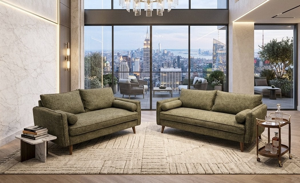 Vanti Green 2-Piece Living Room Set from Ella Furniture