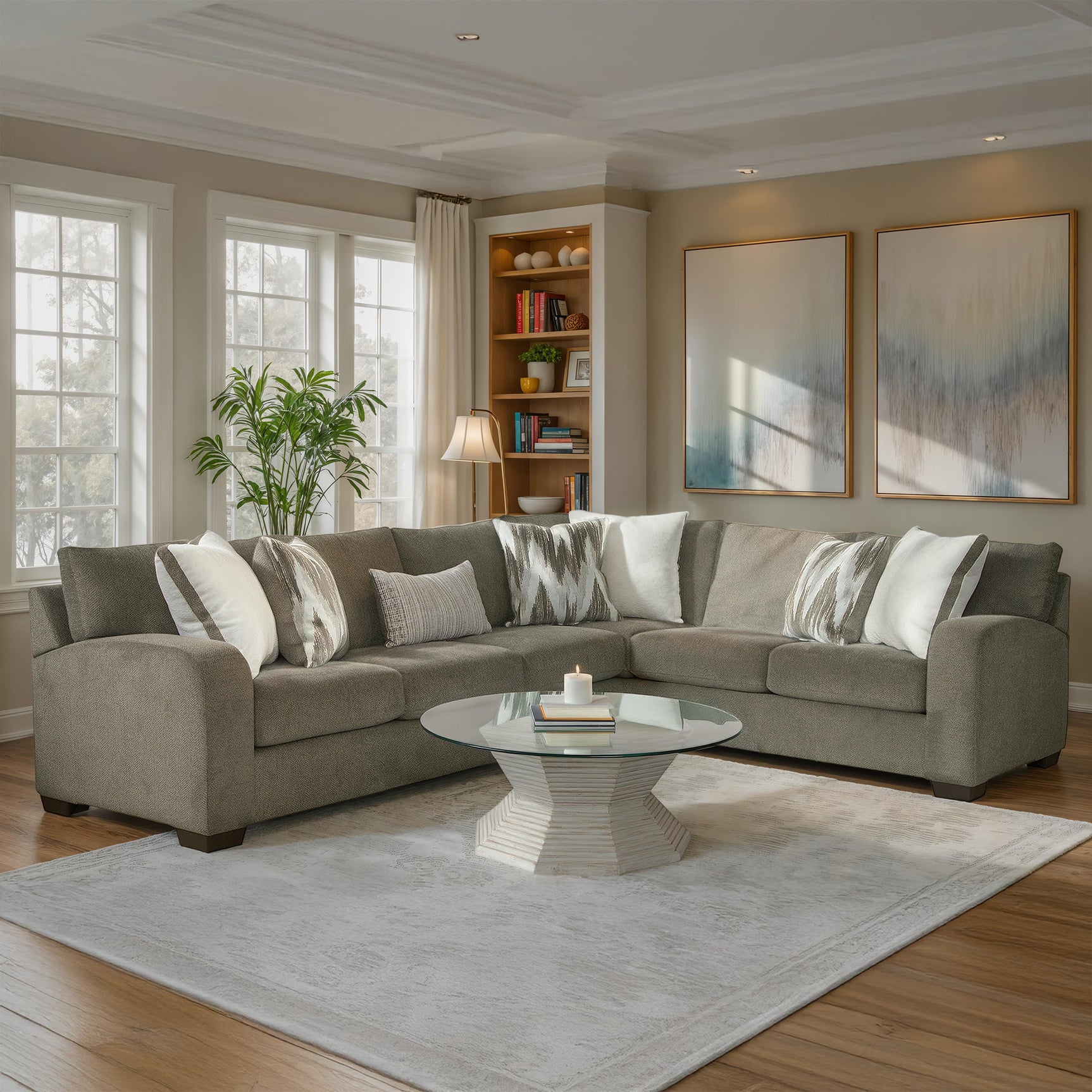 Behold Gray Sectional from Ella Furniture