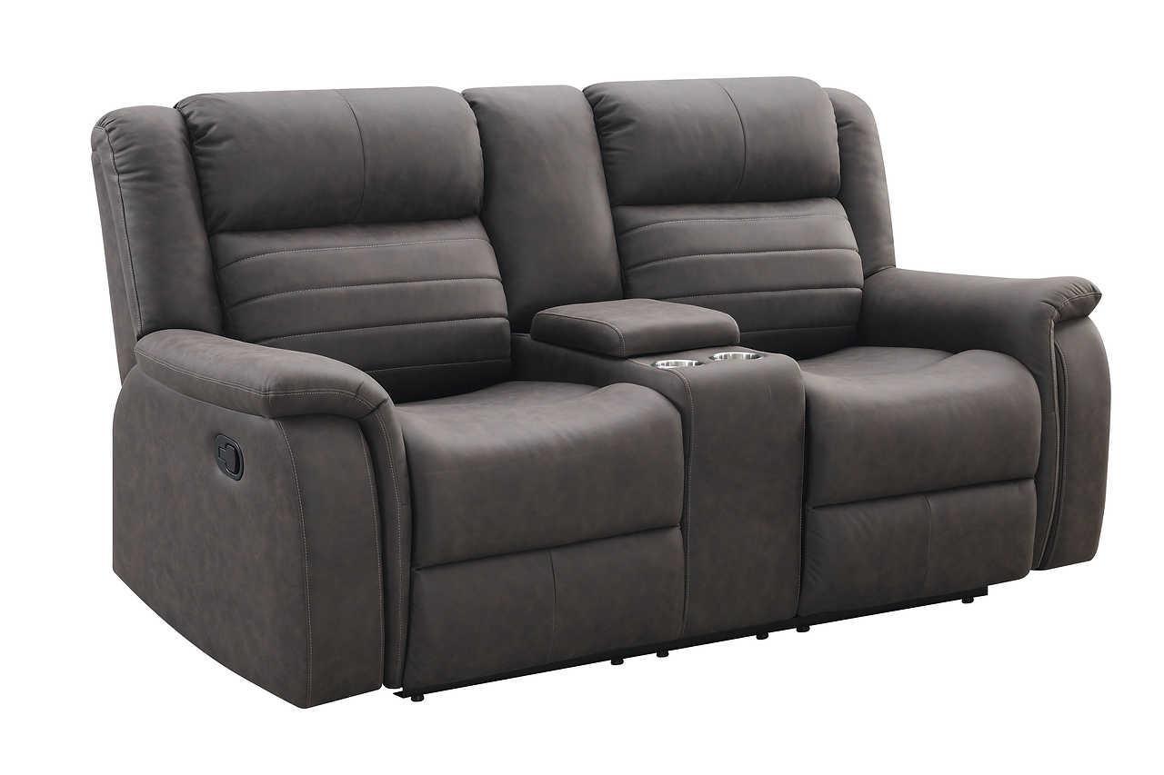 S7330 Max (Brown) (3Pc Sofa, Loveseat And Recliner) - Ella Furniture