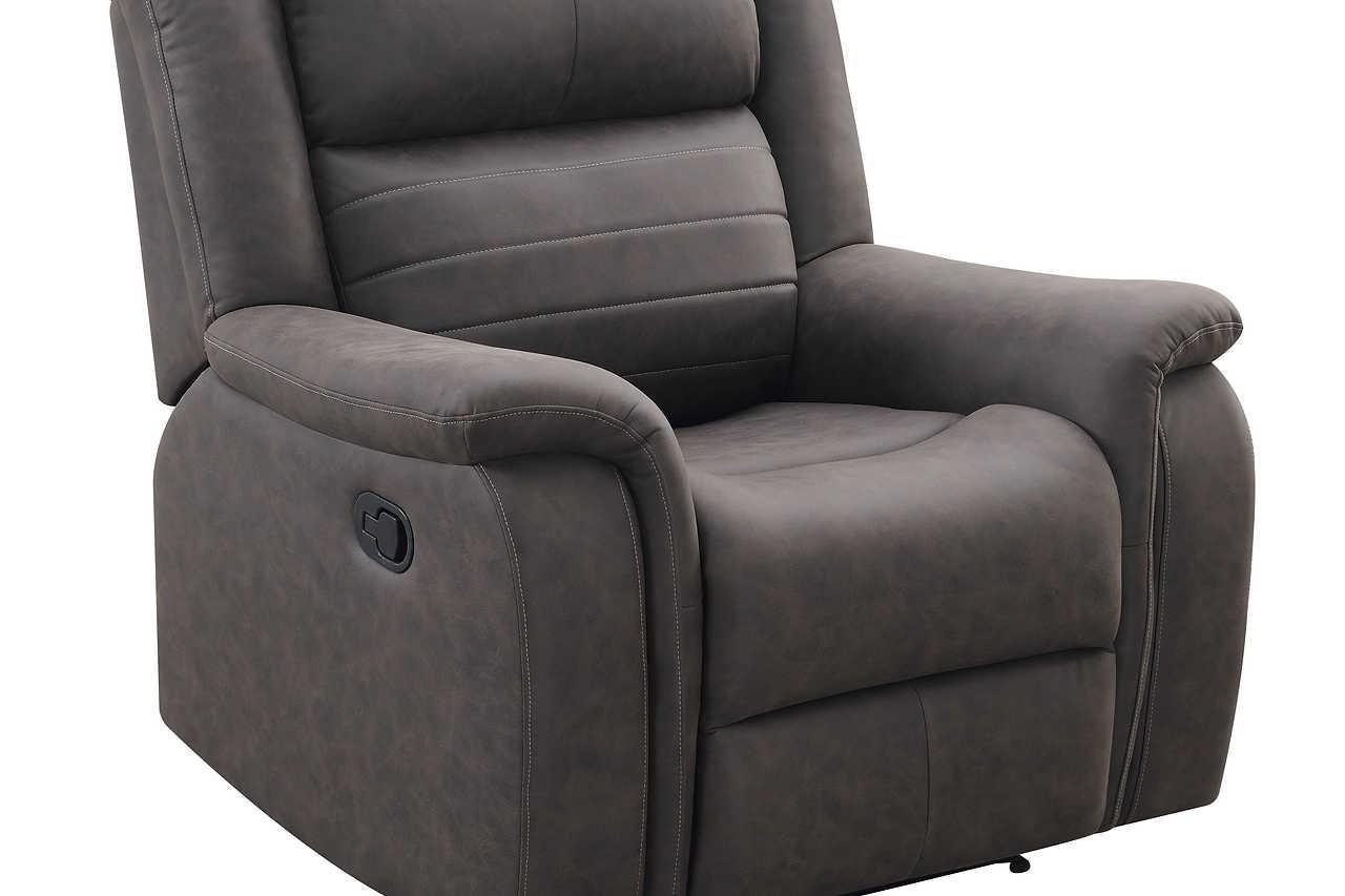 S7330 Max (Brown) (3Pc Sofa, Loveseat And Recliner) - Ella Furniture