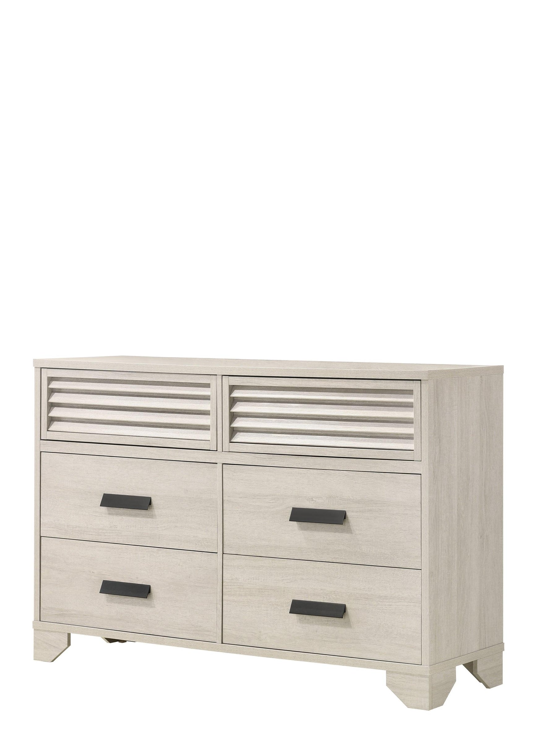 Sarter White Modern Contemporary Solid Wood And Veneers Queen Bed - Ella Furniture