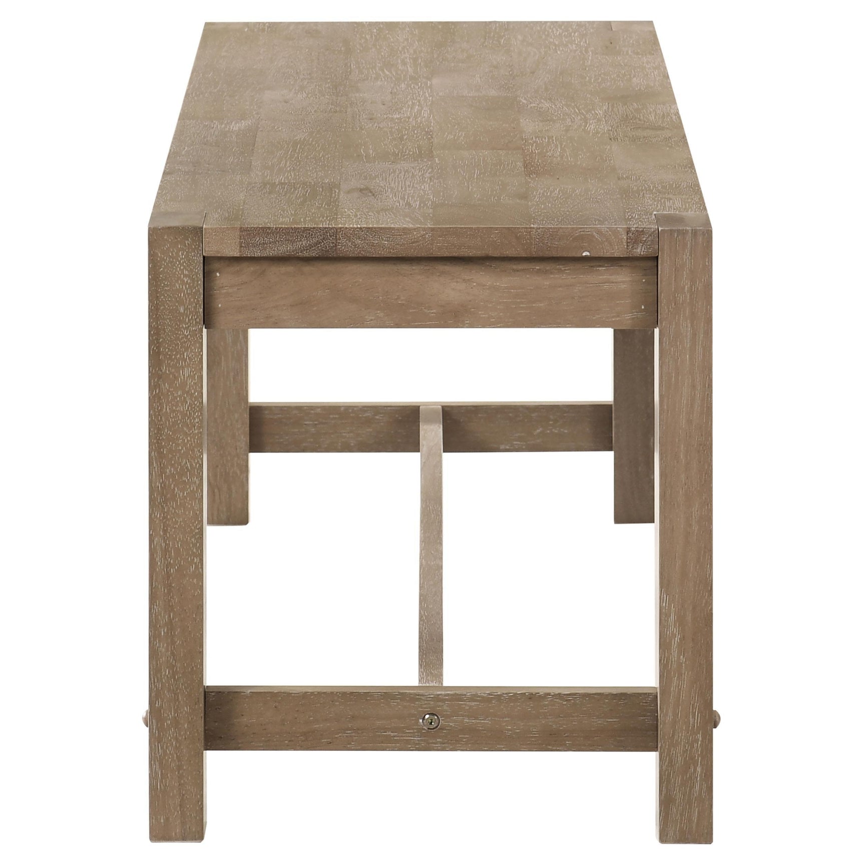 SCOTTSDALE COLLECTION Scottsdale Wood Trestle Base Dining Bench Washed Brown 109183 - Ella Furniture