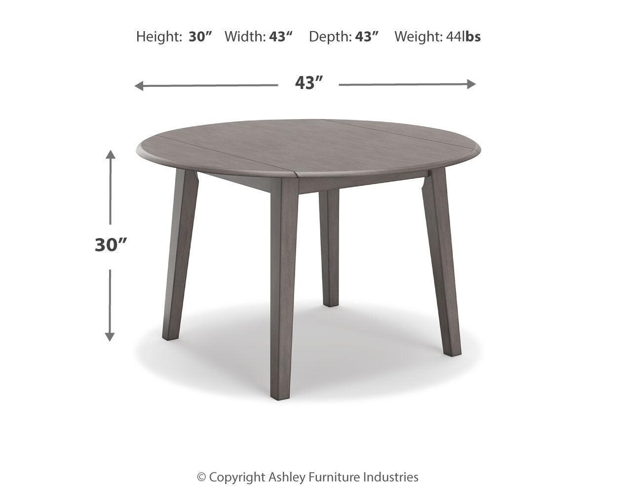 Shullden Gray Dining Room Set - Ella Furniture