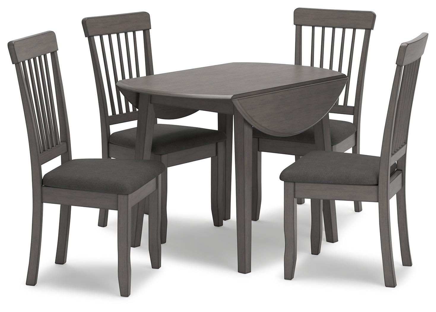Shullden Gray Dining Room Set - Ella Furniture