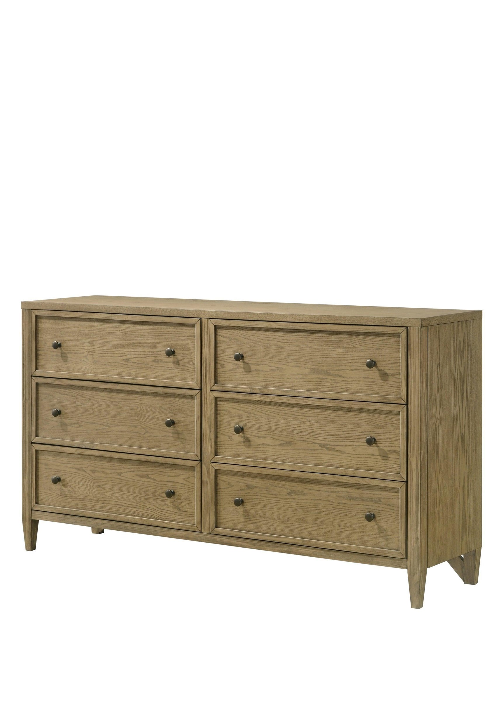 Sienna Brown Modern Contemporary Solid Wood And Veneers Queen Bed - Ella Furniture