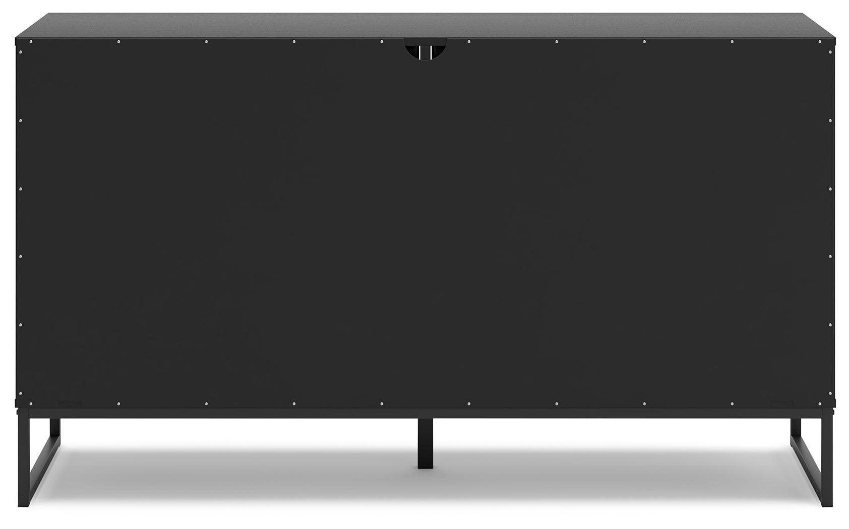 Socalle Black Dresser - Ella Furniture