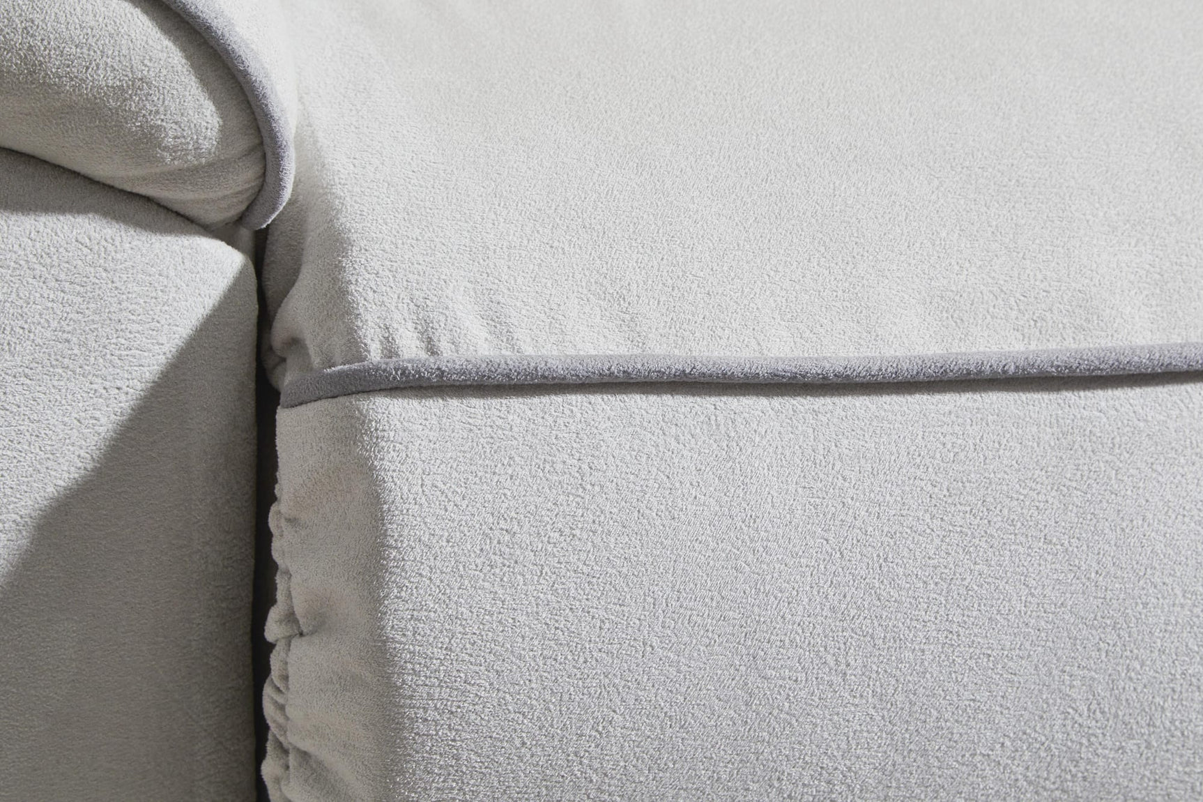 Social Pointe Pearl/Ash Chenille 5-Piece Power Reclining Sectional detail view