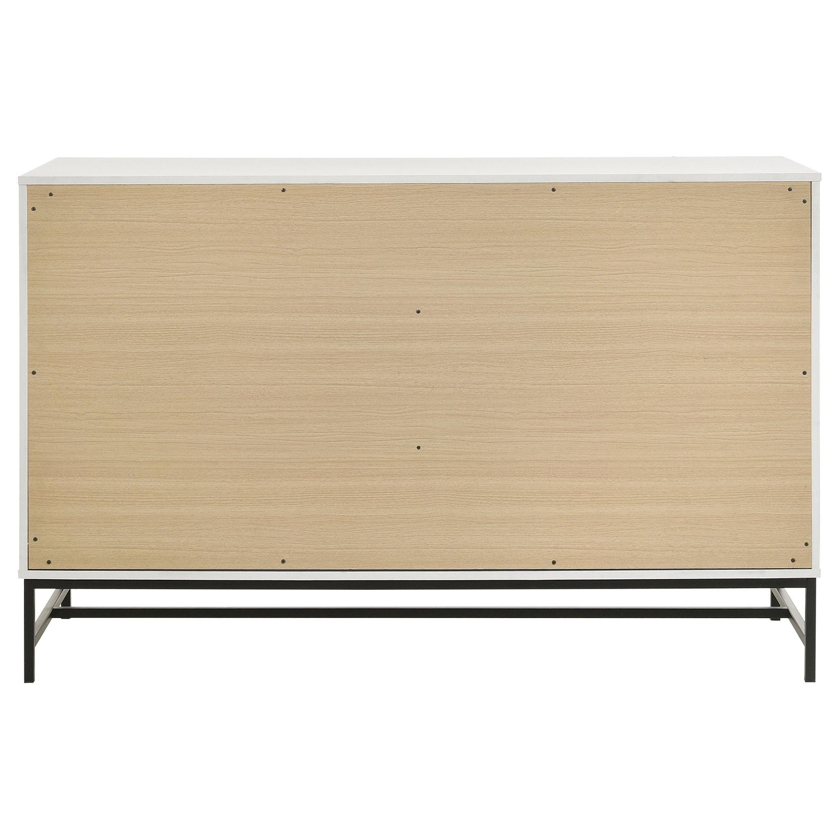 Sonora 6-drawer Bedroom Dresser White 224863 - Ella Furniture