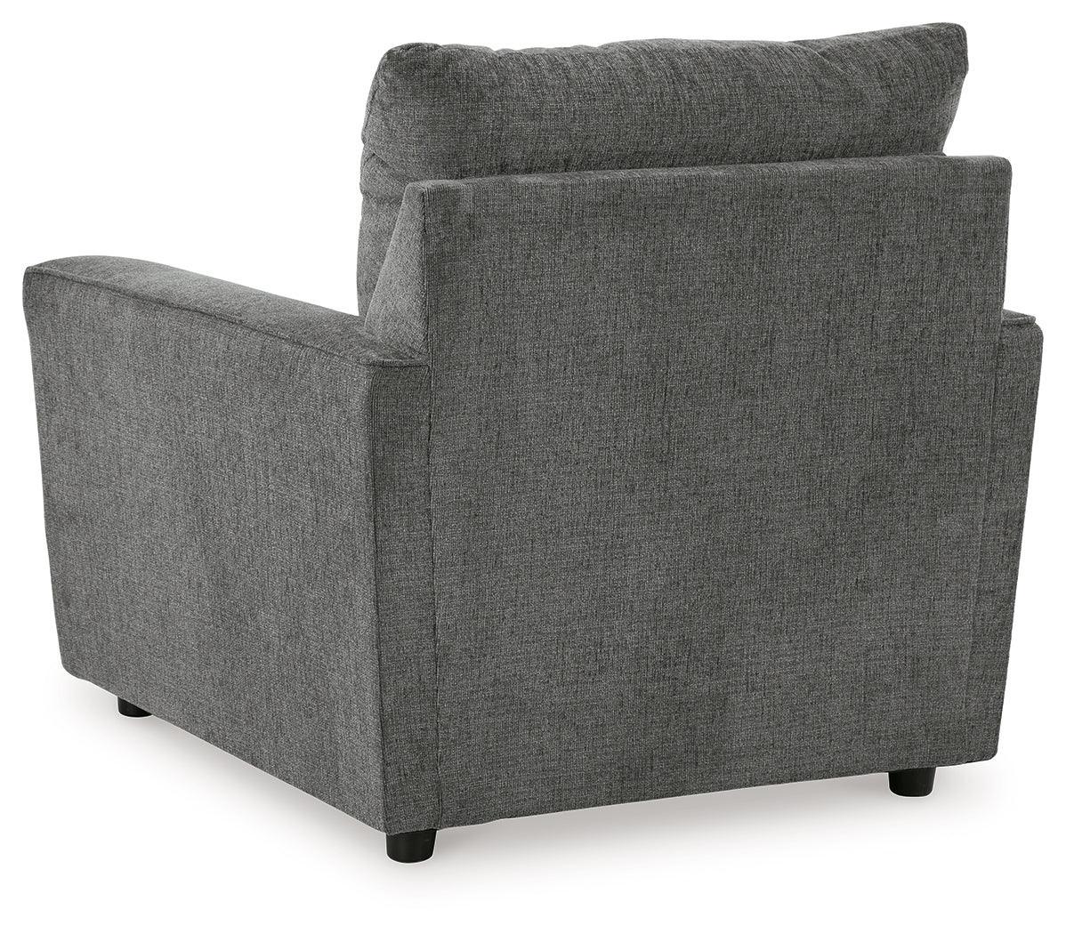 Stairatt Gravel Chair And Ottoman - Ella Furniture