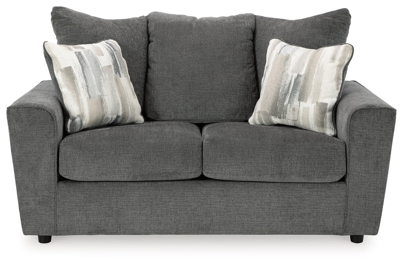 Stairatt Gravel Sofa, Loveseat, Chair And Ottoman - Ella Furniture