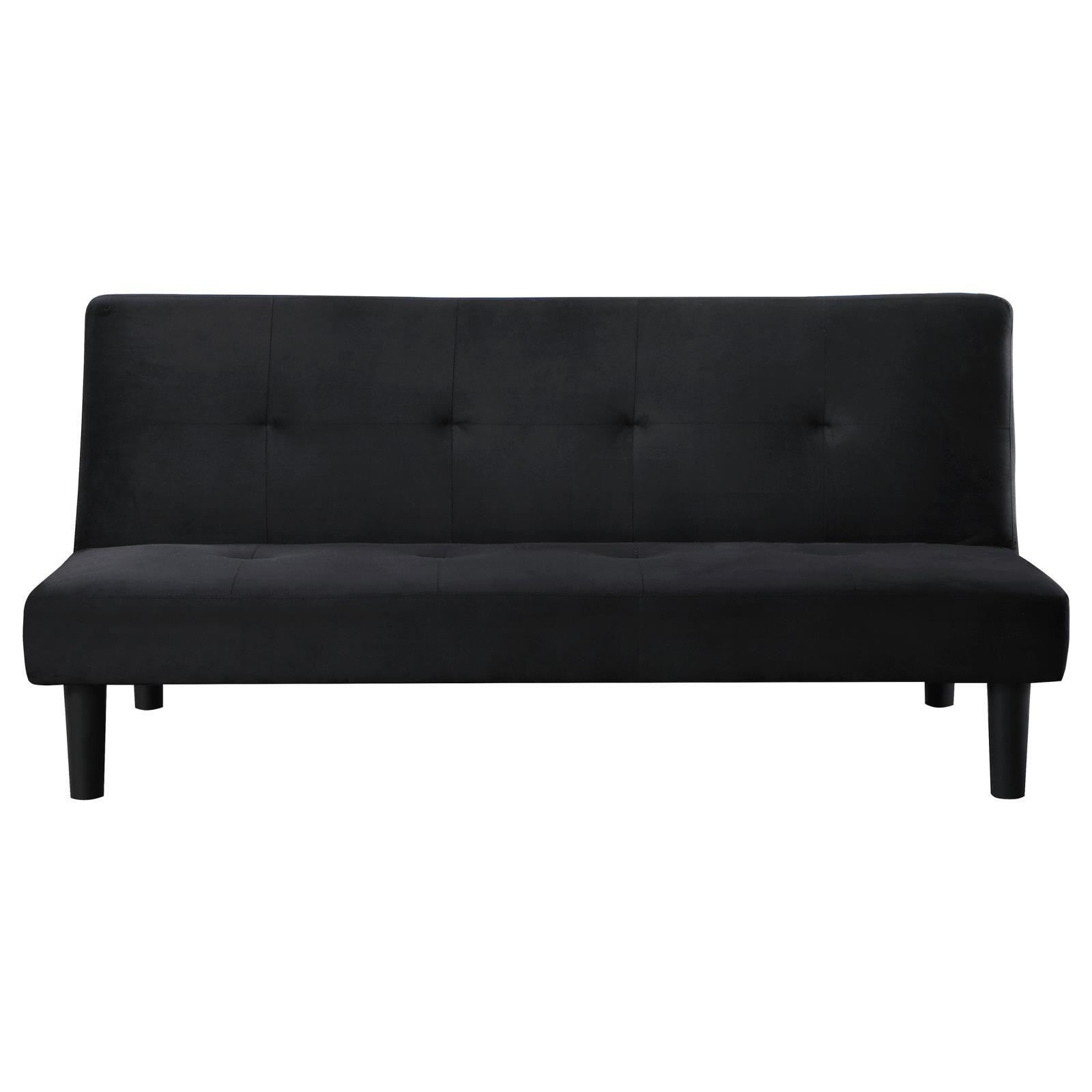 Stanford Motion Collection Stanford Multipurpose Upholstered Tufted Convertible Sofa Bed Black 360238 - Ella Furniture