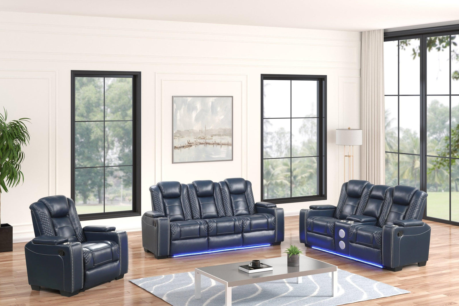 Stefano40 3Pc Reclining Set - Ella Furniture