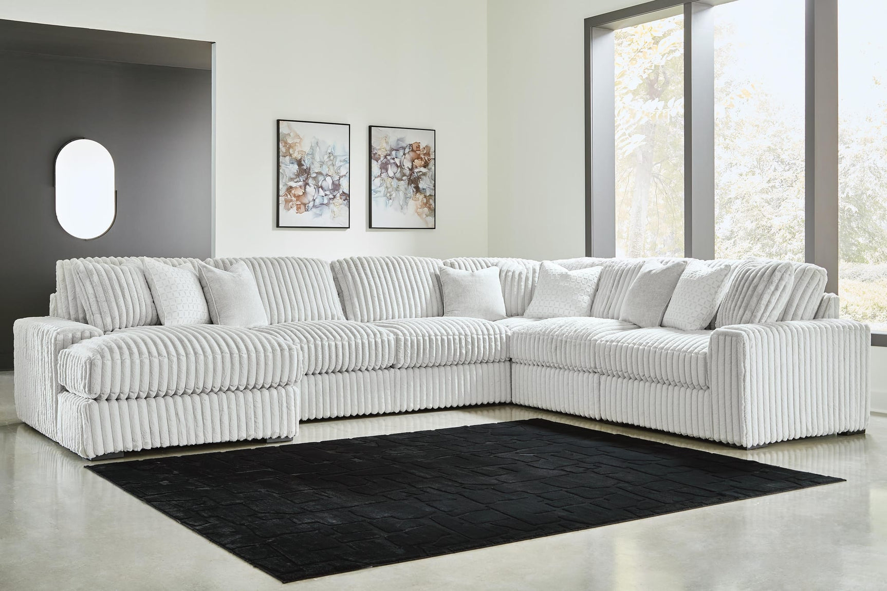 Stupendous Alloy 6-Piece Sectional with Chaise view 2