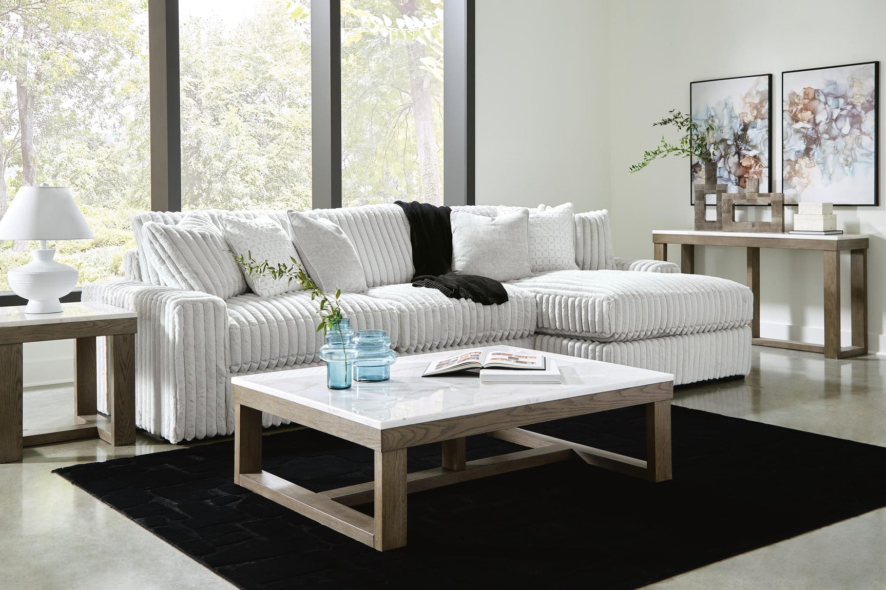 Stupendous Alloy Velvet 2-Piece Sectional with Chaise from Ella Furniture