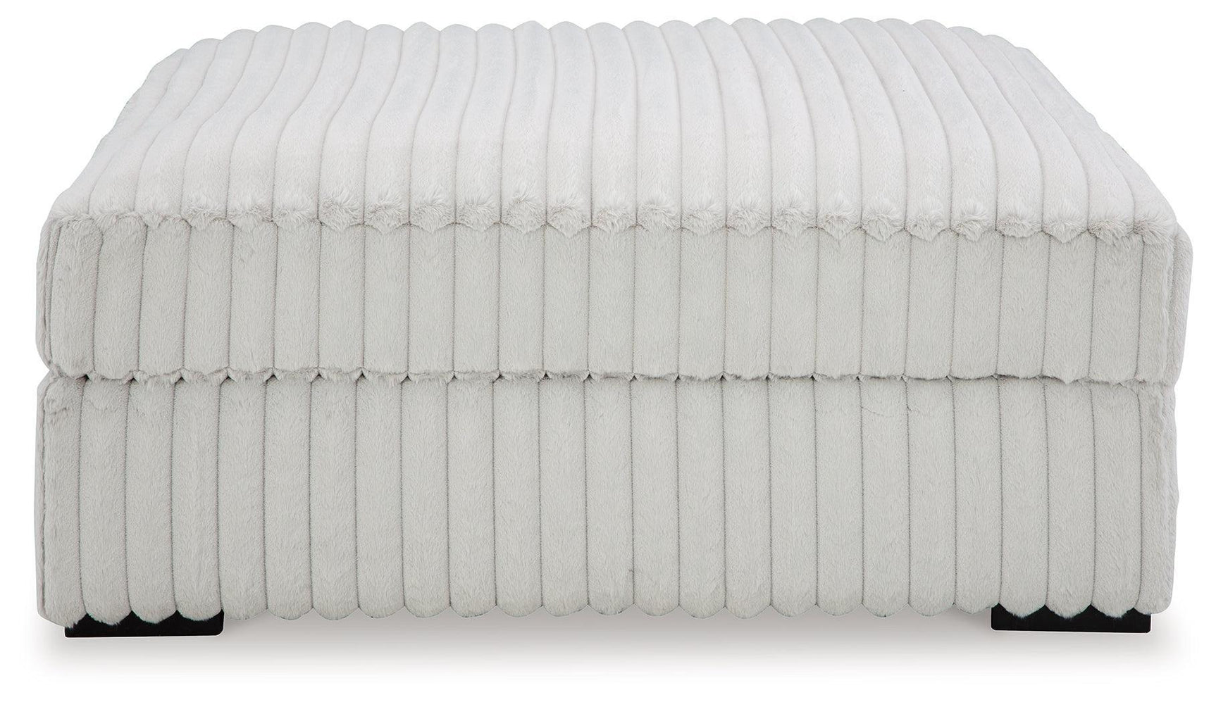 Stupendous Alloy Velvet Oversized Accent Ottoman - Ella Furniture