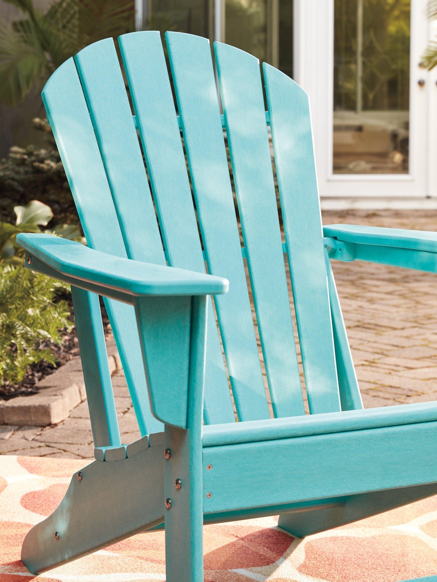 Sundown Turquoise Treasure 2 Outdoor Chairs With End Table - Ella Furniture