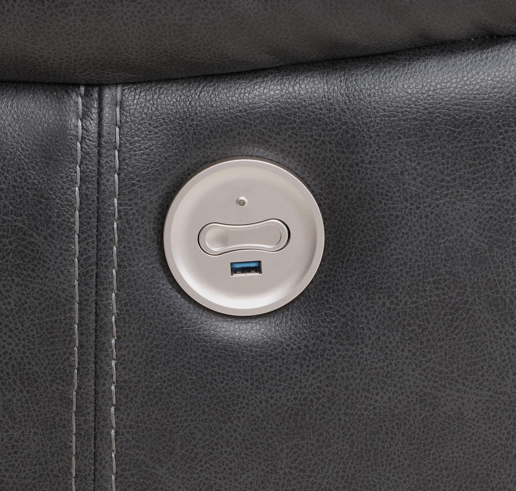 Sycamore Upholstered Power Reclining Sectional Sofa Grey 610200P - Ella Furniture