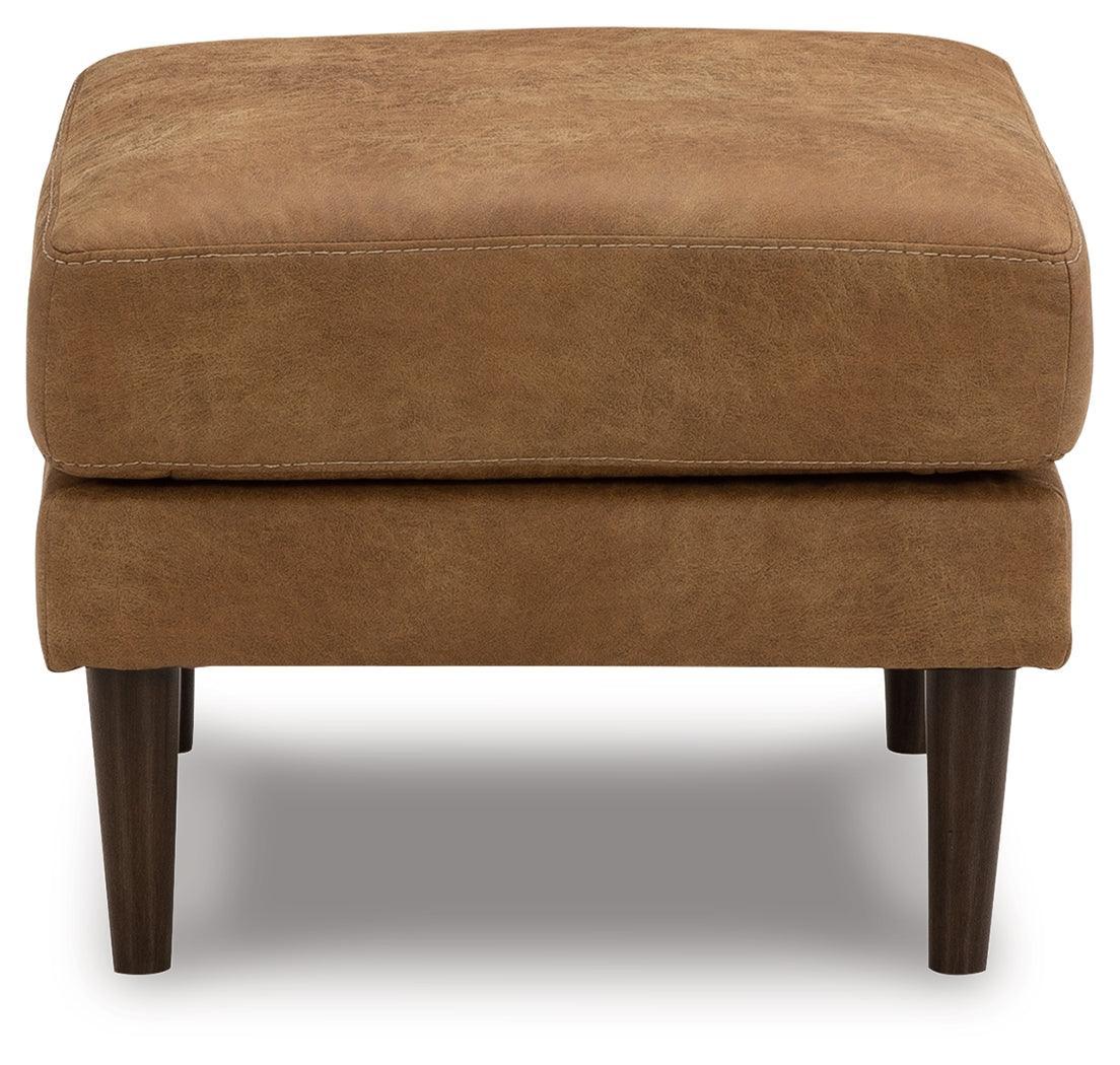 Telora Caramel Sofa, Loveseat, Chair And Ottoman - Ella Furniture