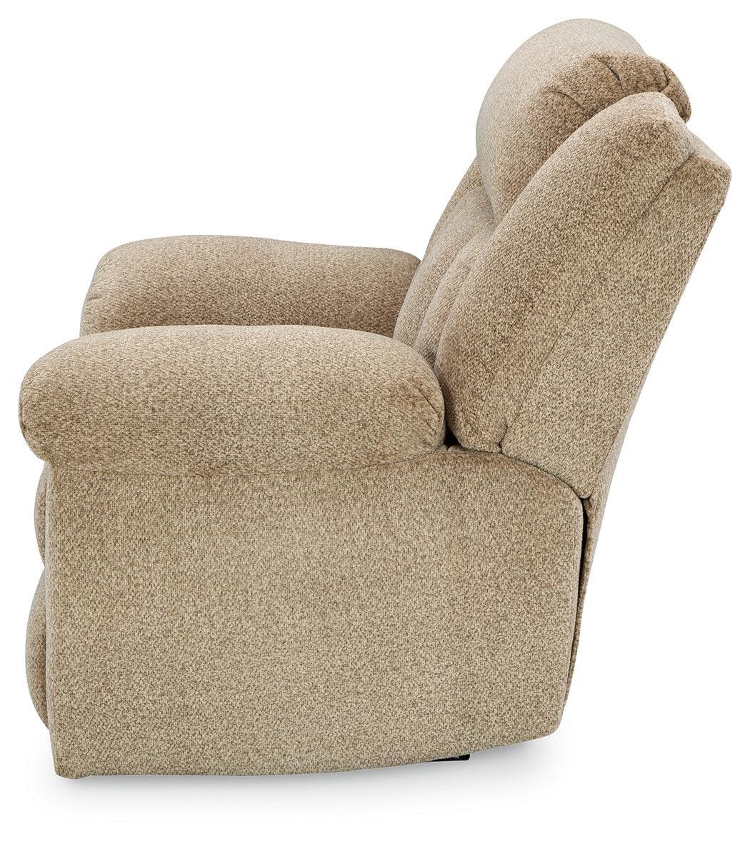 Tip-Off Wheat Chenille Power Recliner - Ella Furniture