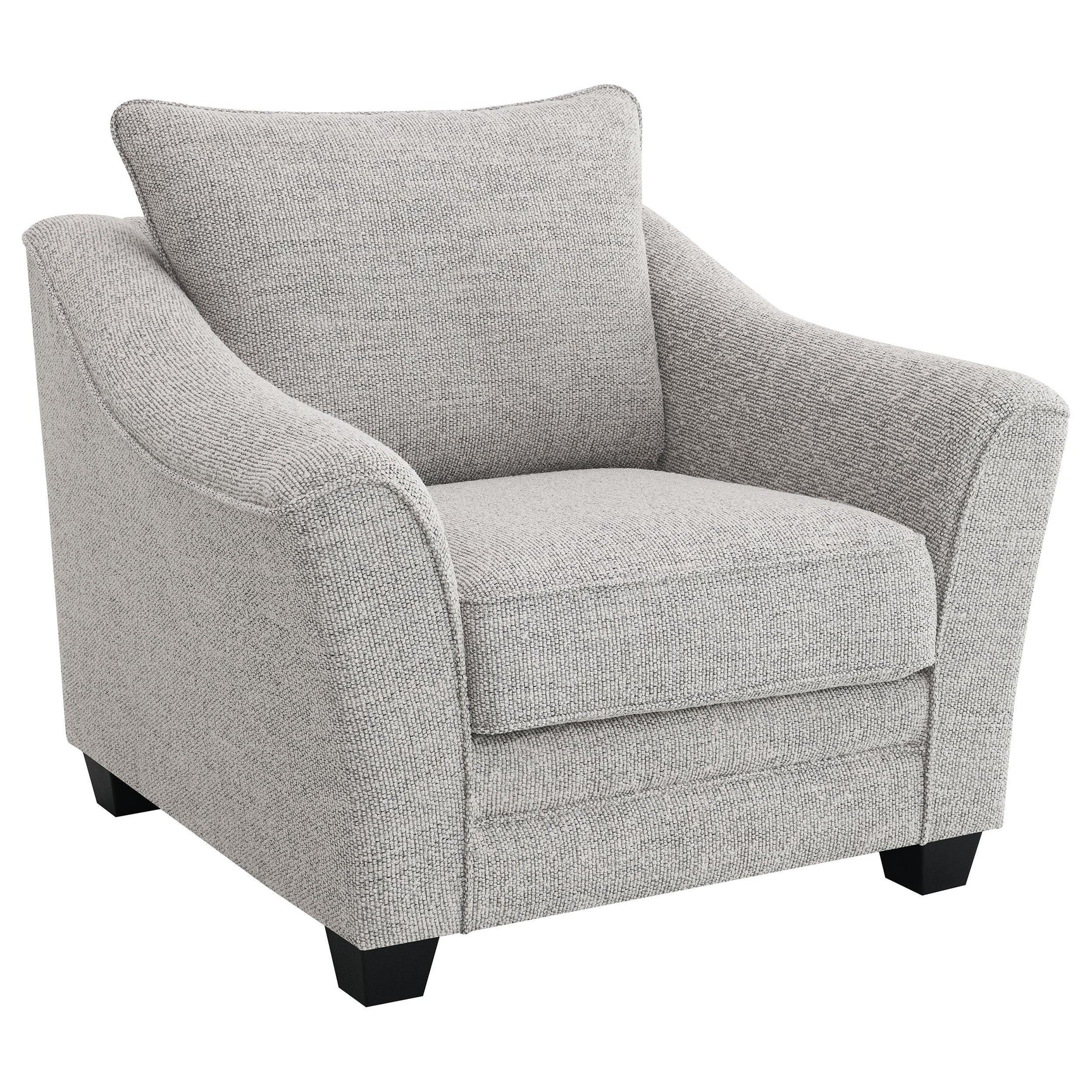 Tomkins 3-piece Boucle Upholstered Sofa Set Light Grey 509671-S3 - Ella Furniture