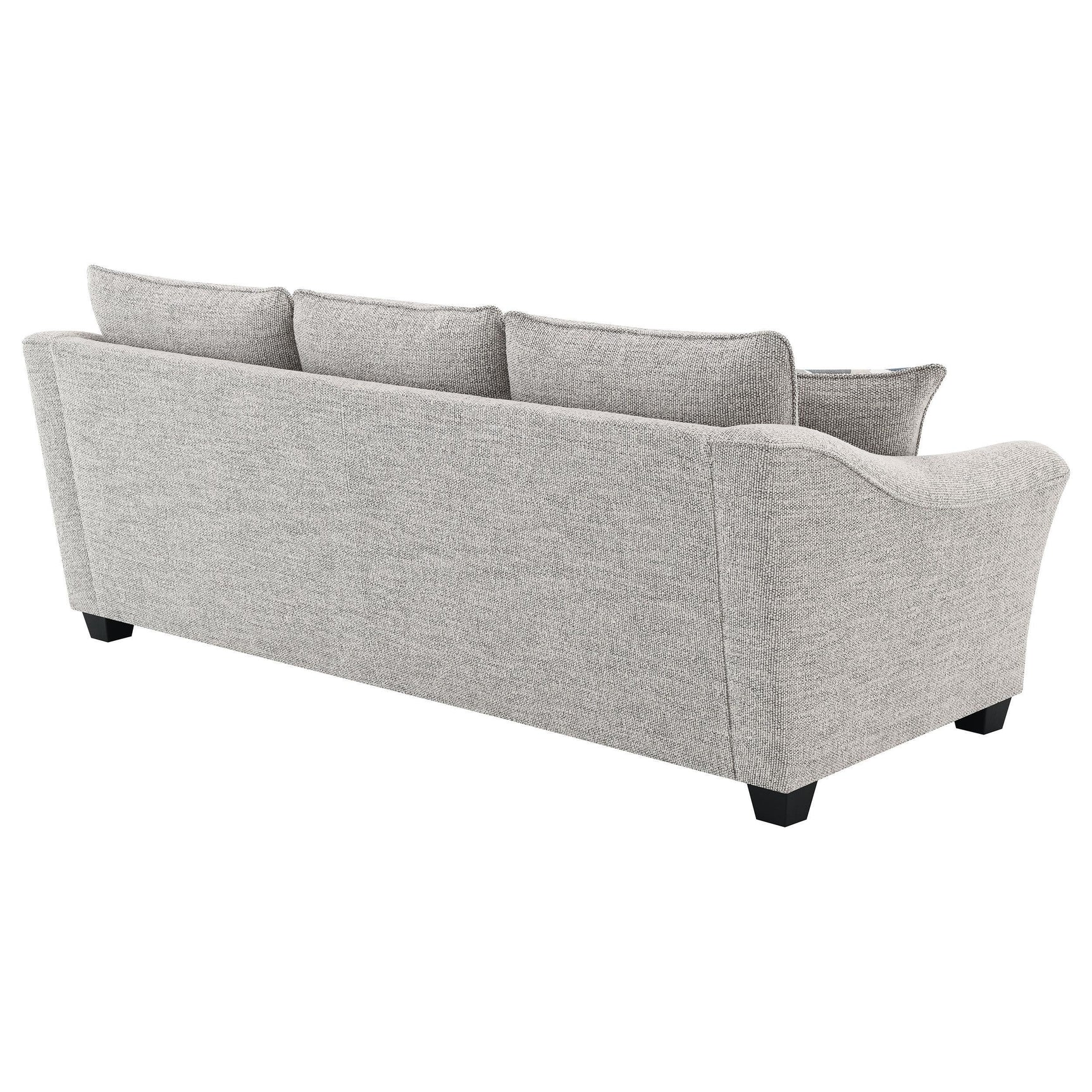 Tomkins Boucle Upholstered Sofa Light Grey 509671 - Ella Furniture