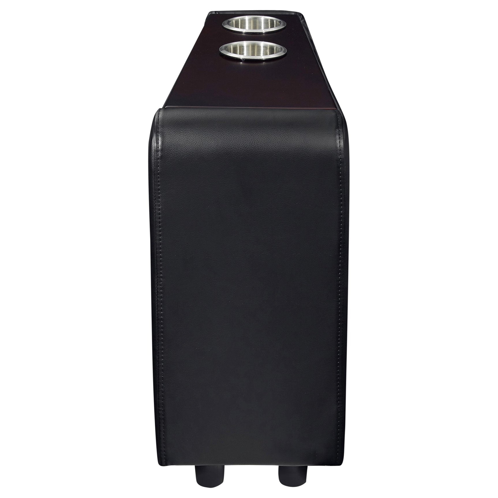 TOOHEY HOME THEATER COLLECTION Toohey Upholstered Tufted Recliner Living Room Set Black 600181-S5B - Ella Furniture