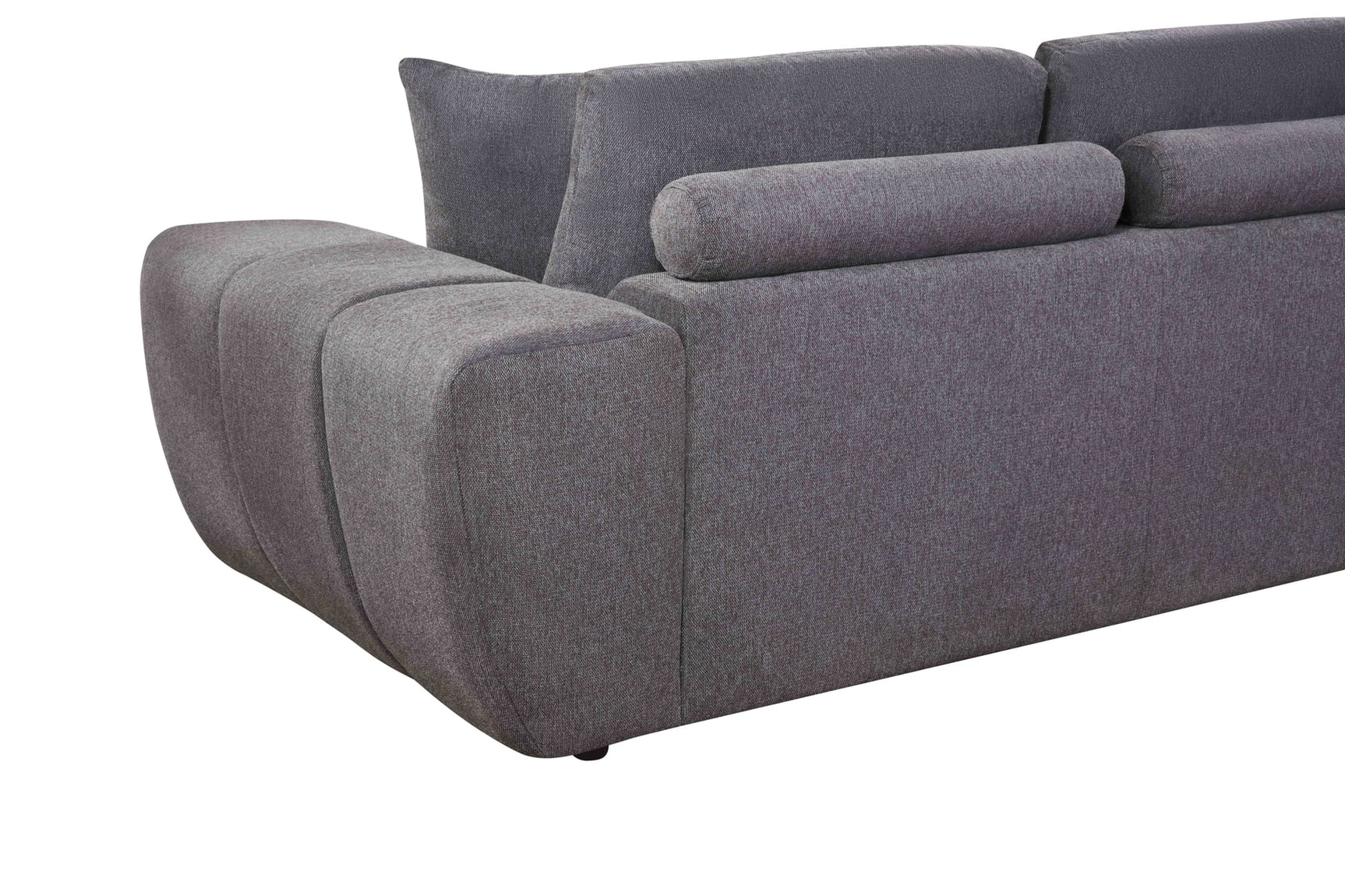 Uptown Grey 2-Piece Sectional Sofa view 4