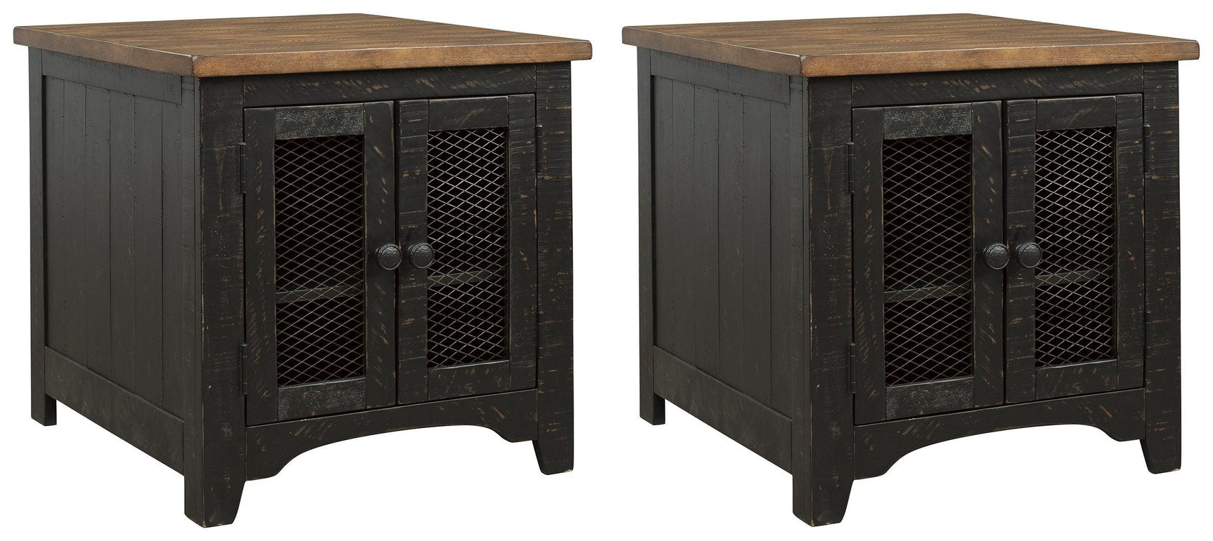 Valebeck Black/brown 2 End Tables PKG008529 - T468-3 | T468-3 - Ella Furniture