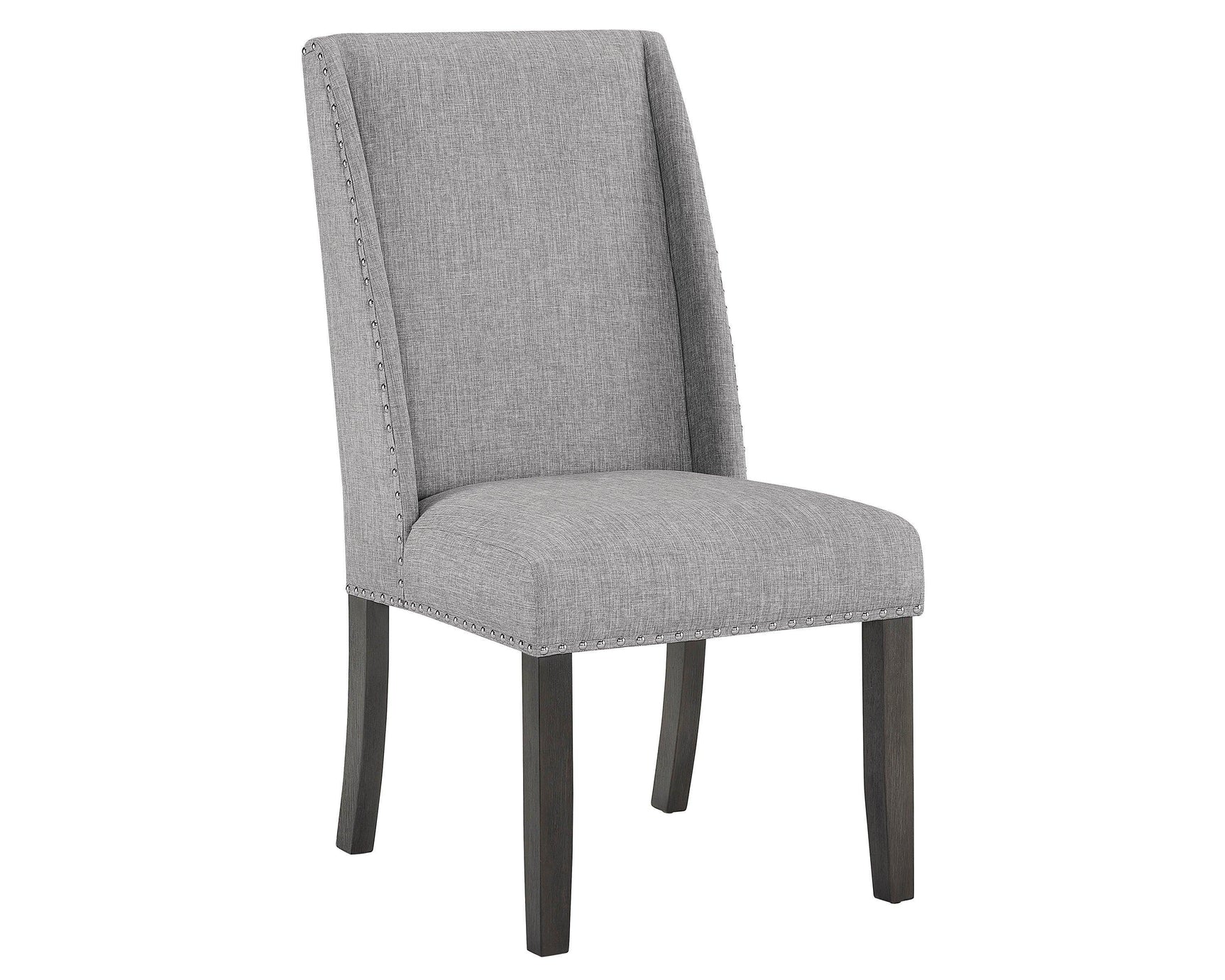 Vance White-Gray Faux Marble Fabric Seat Rectangular Dining Room Set - Ella Furniture