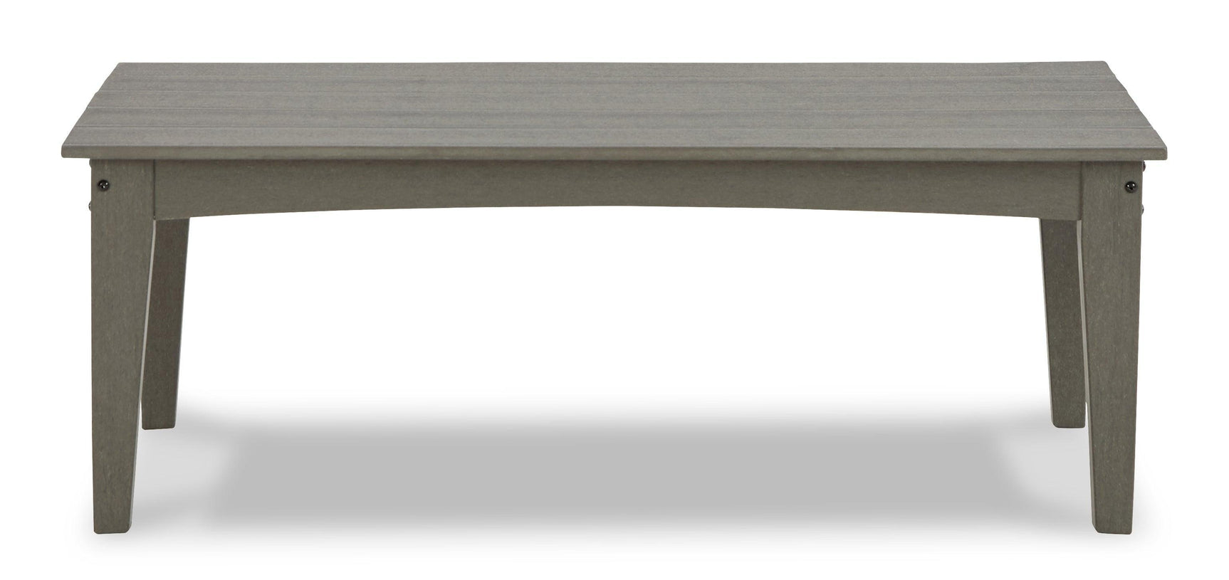 Visola Gray Outdoor Sofa With Coffee Table - Ella Furniture