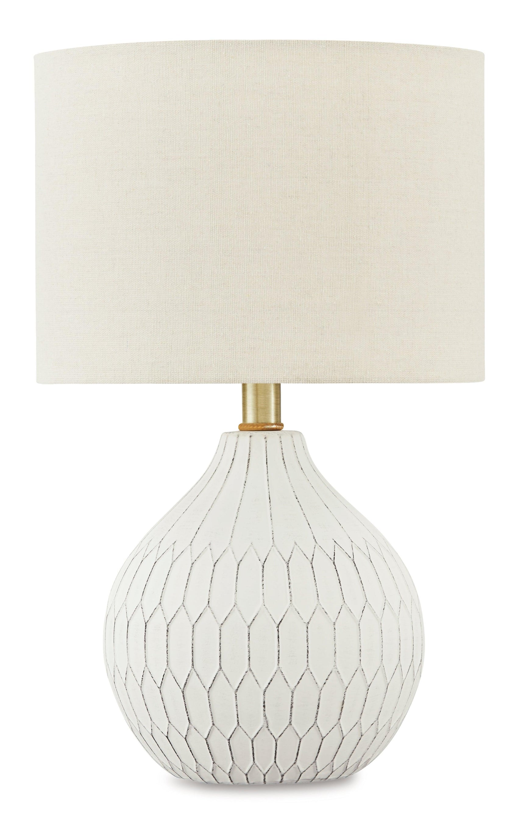 Wardmont White 2-Piece Table Lamp Set - Ella Furniture