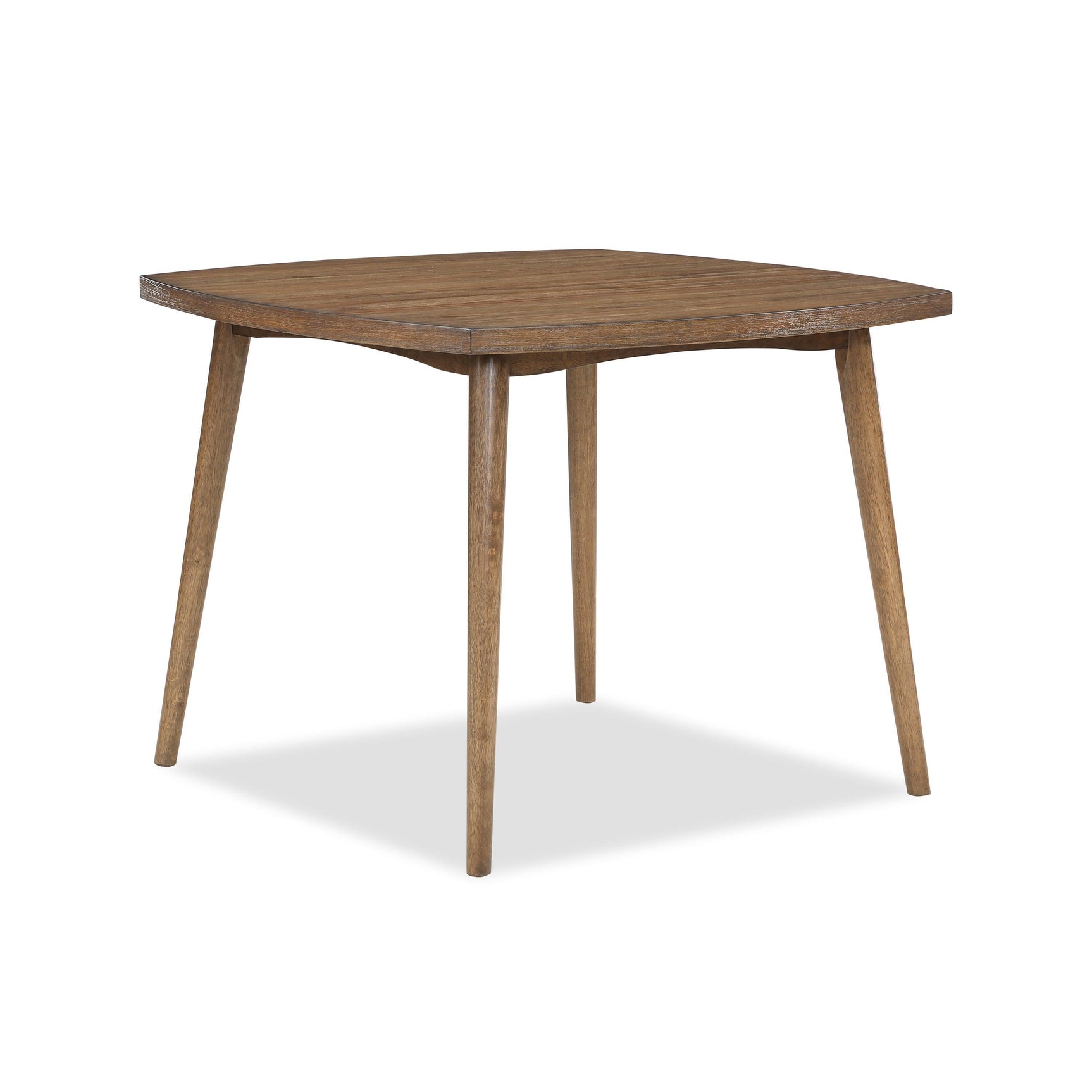 Weldon Brown Finish Retro Modern Wood Dining Room Set - Ella Furniture