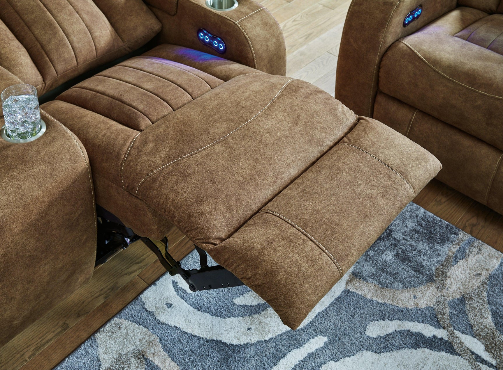 Wolfridge Brindle Sofa, Loveseat And Recliner - Ella Furniture