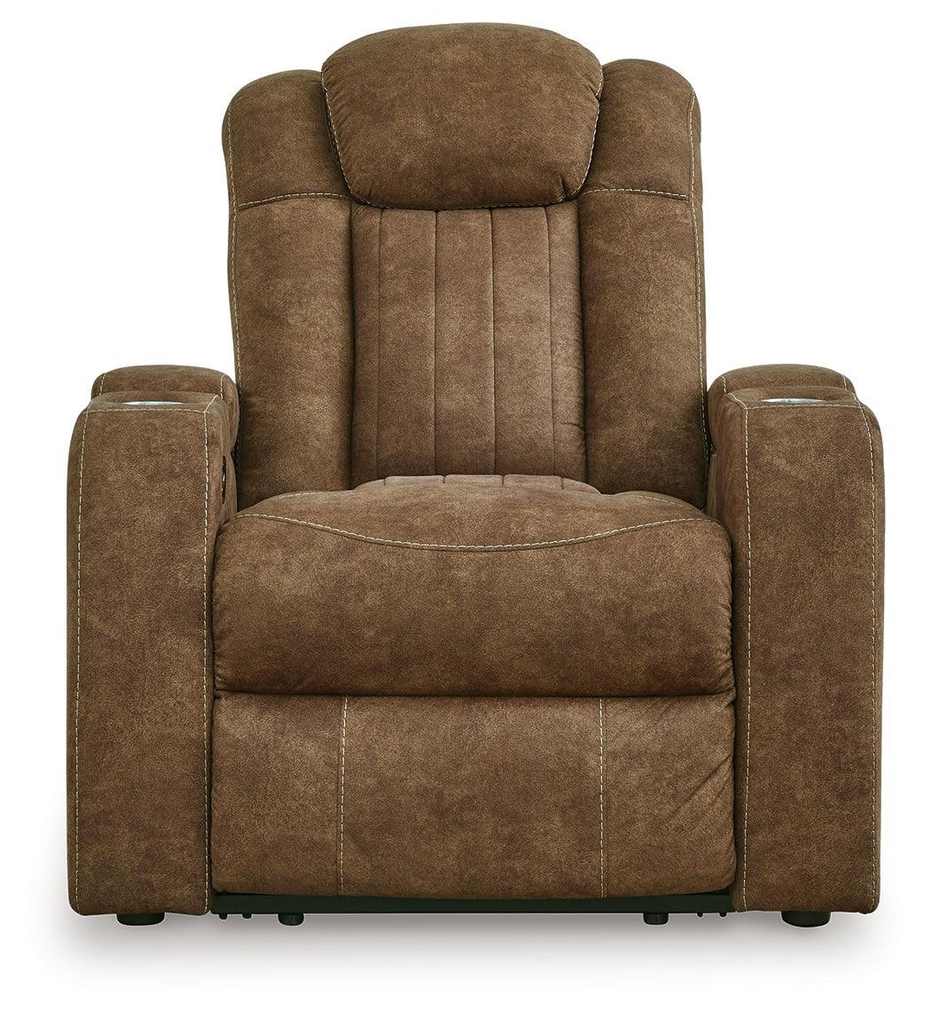 Wolfridge Brindle Sofa, Loveseat And Recliner - Ella Furniture