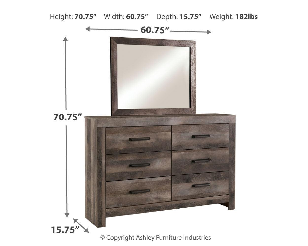 Wynnlow Gray Crossbuck Panel Bedroom Set - Ella Furniture