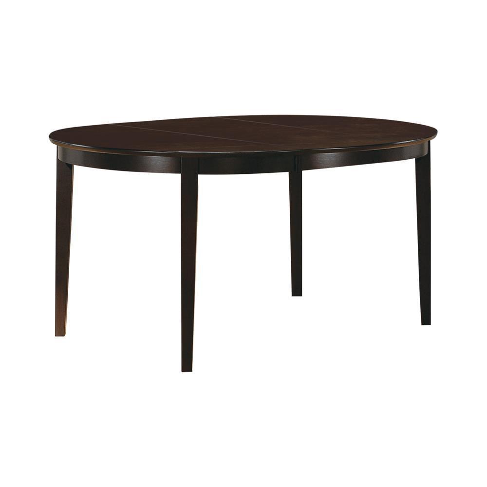 Gabriel Oval Dining Table Cappuccino - Ella Furniture