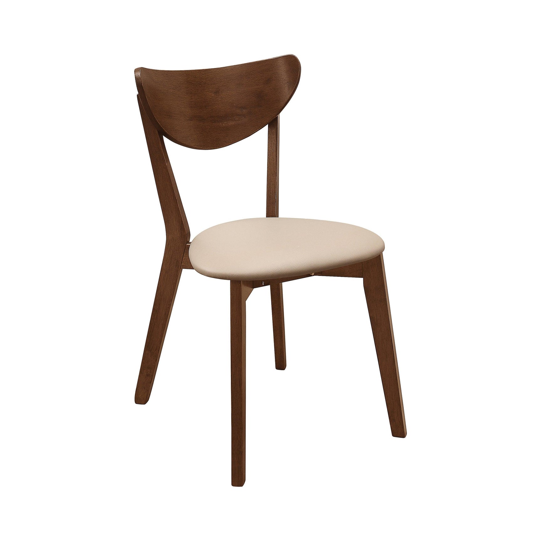 Kersey Dining Table With Angled Legs Chestnut - Ella Furniture