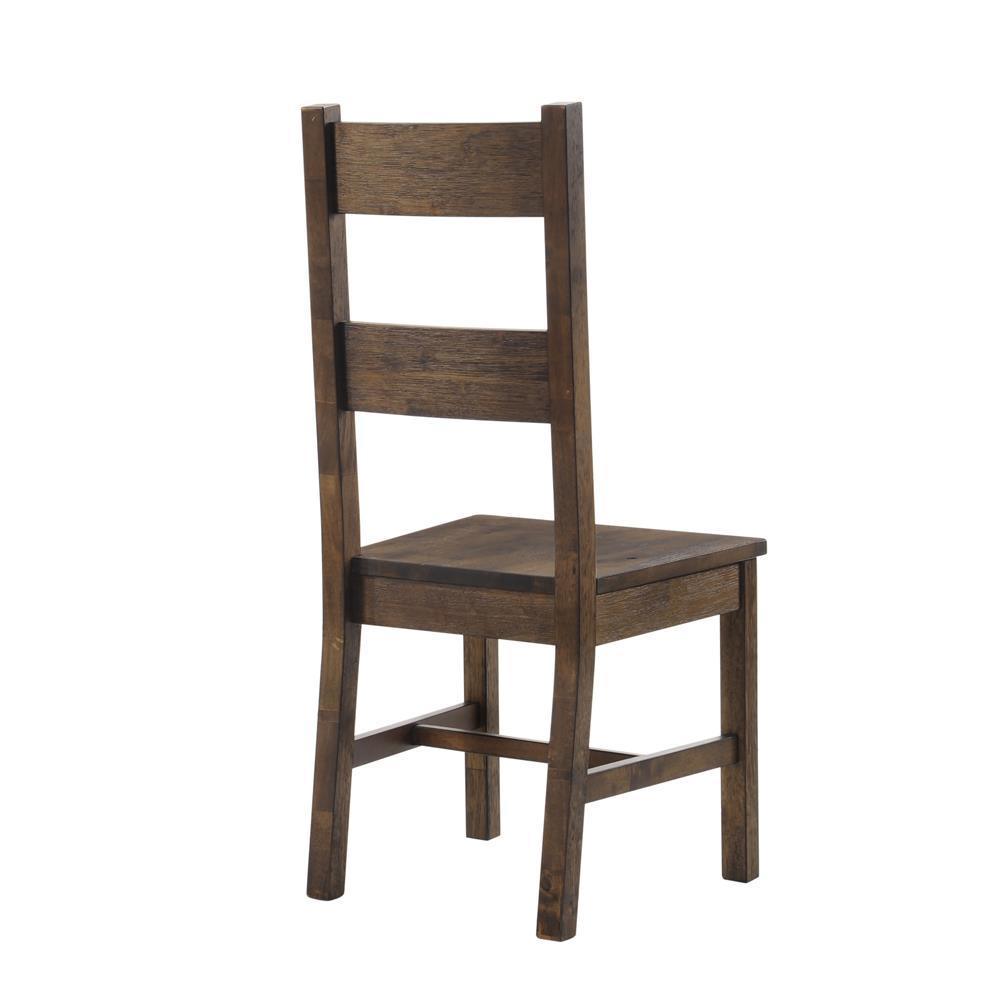 Coleman Dining Side Chairs Rustic Golden Brown (Set Of 2) - Ella Furniture