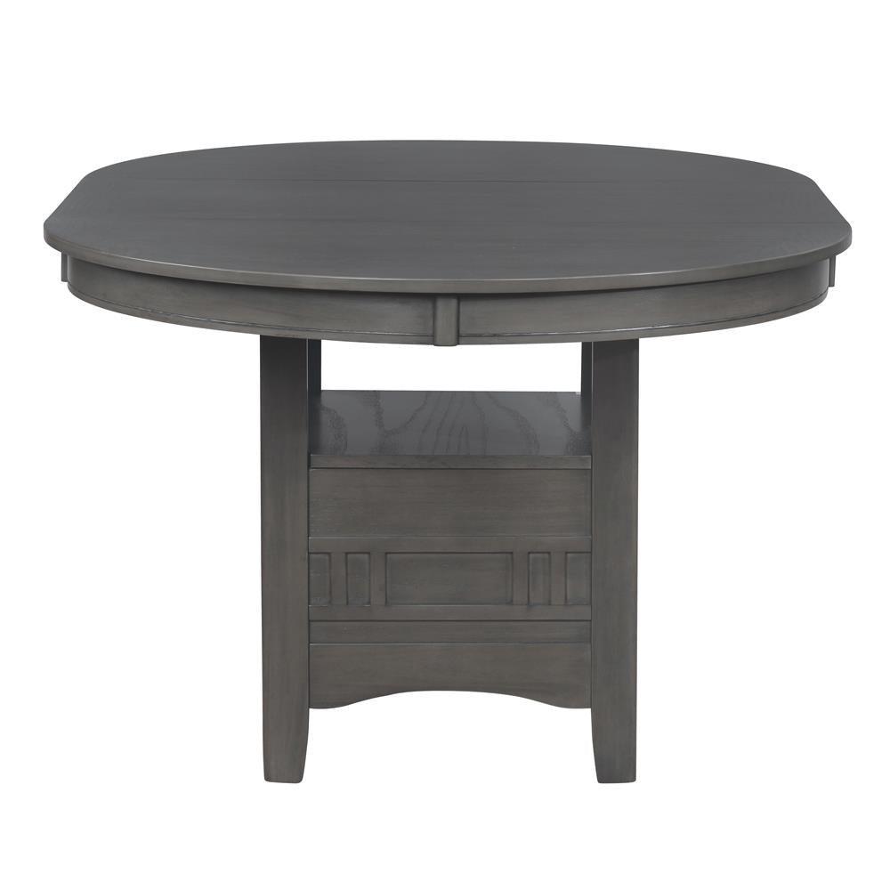 Lavon Dining Table With Storage Medium Grey - Ella Furniture