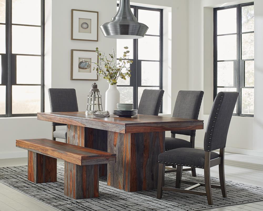 Twain Upholstered Side Chairs Warm Grey (Set Of 2) - Ella Furniture