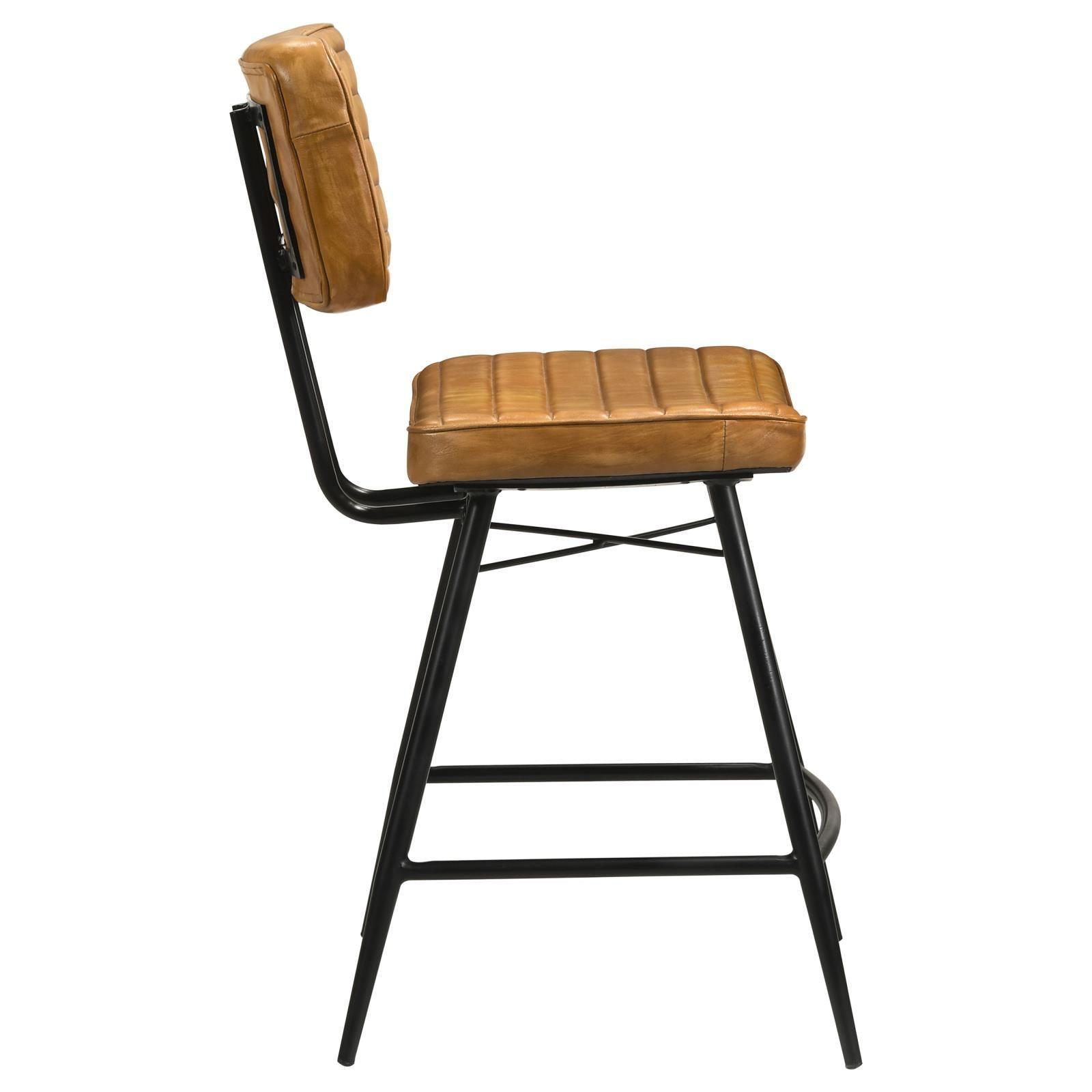 Partridge Upholstered Counter Height Stools With Footrest (Set Of 2) - Ella Furniture